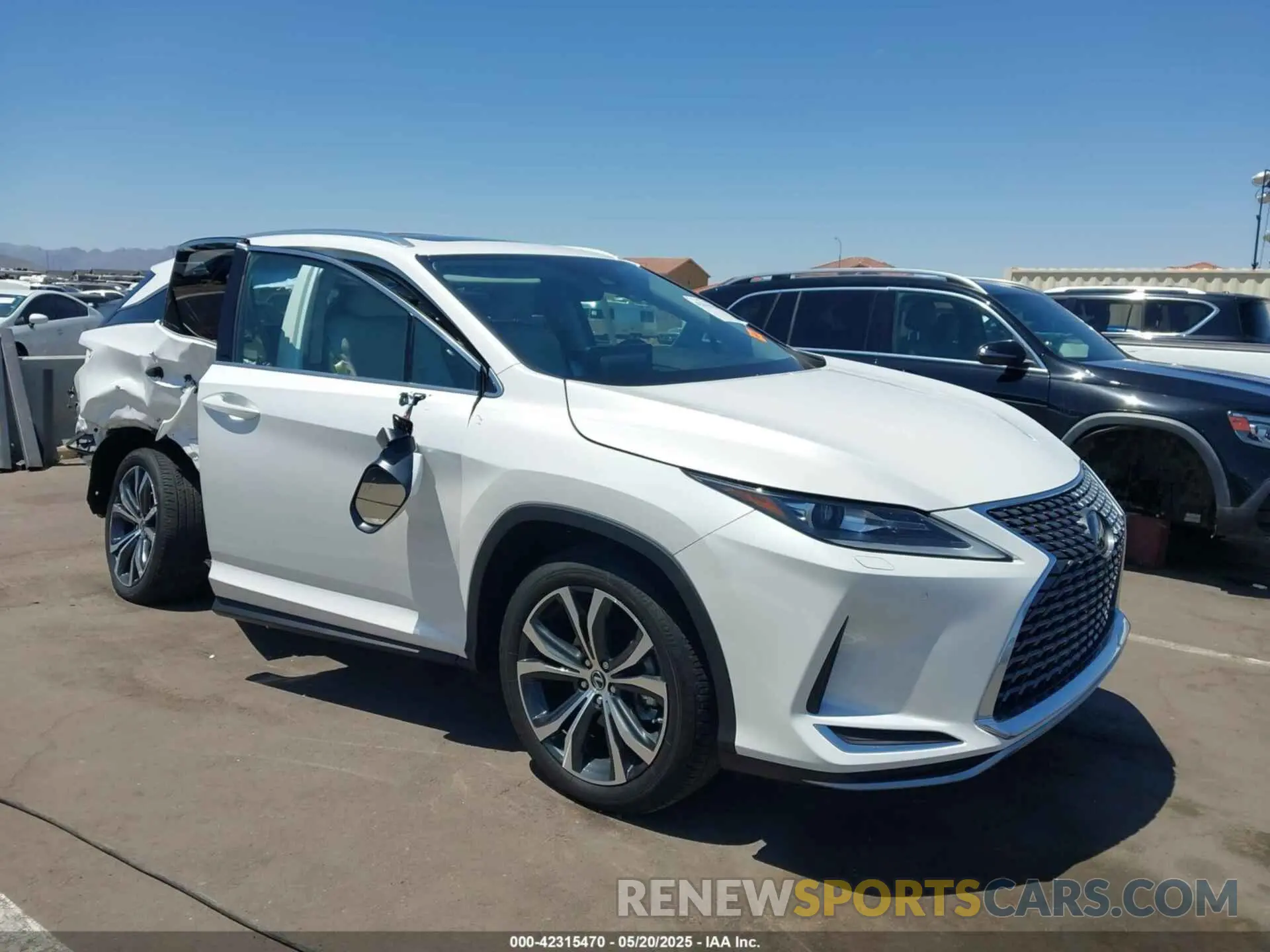 1 Photograph of a damaged car 2T2HGMDA6MC070828 LEXUS RX 450H 2021