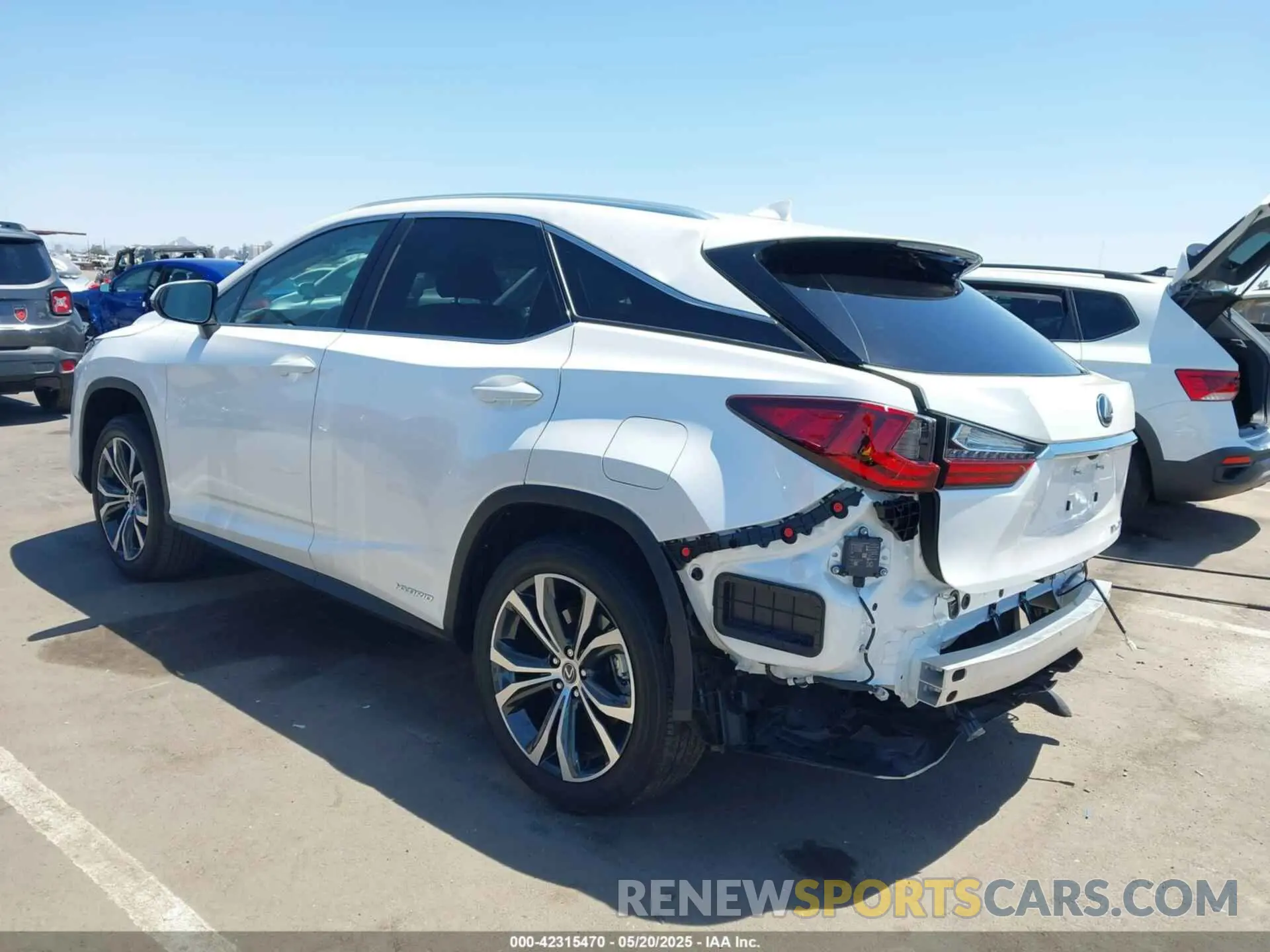 3 Photograph of a damaged car 2T2HGMDA6MC070828 LEXUS RX 450H 2021