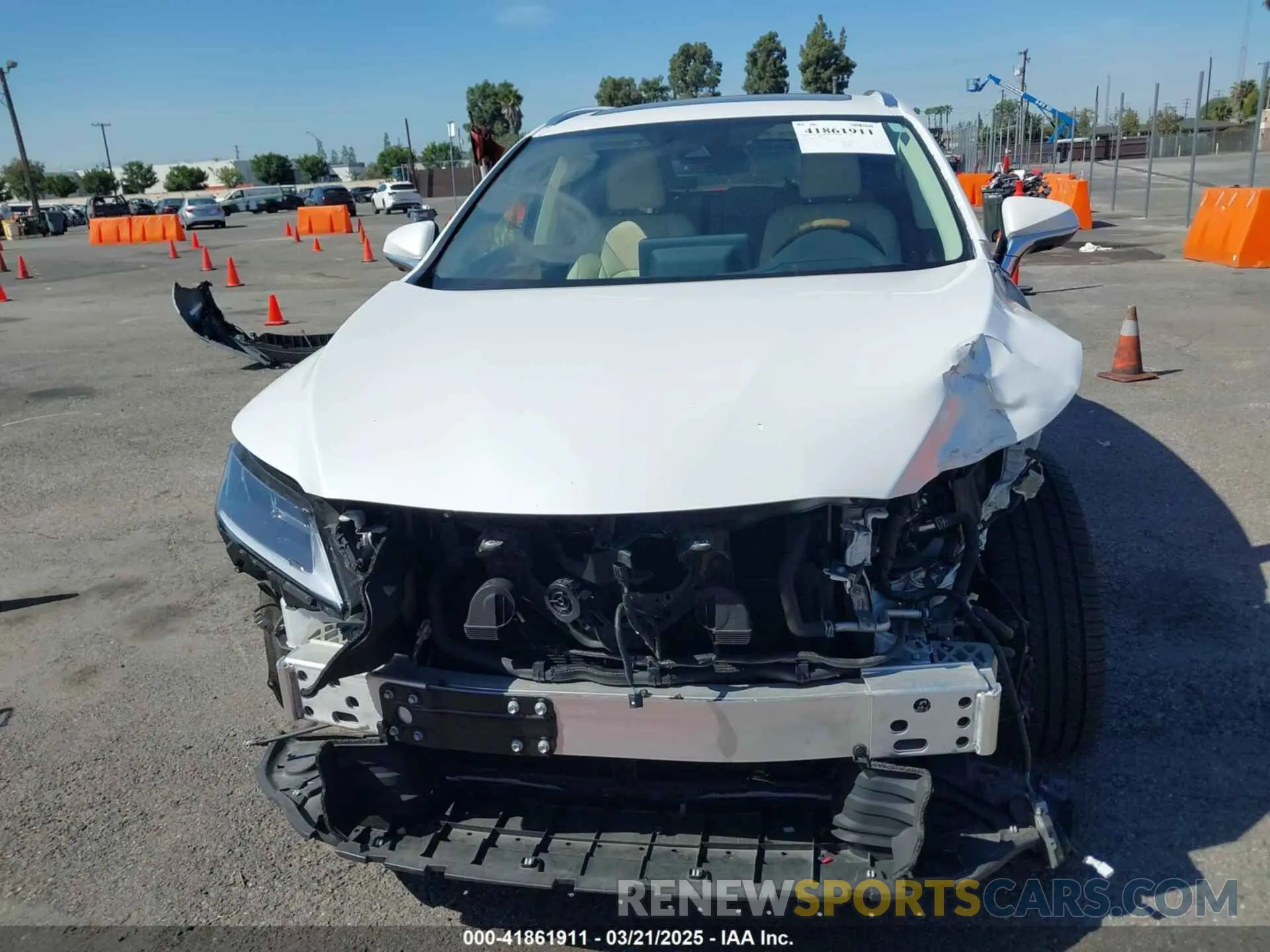 12 Photograph of a damaged car 2T2HGMDAXMC059802 LEXUS RX 450H 2021