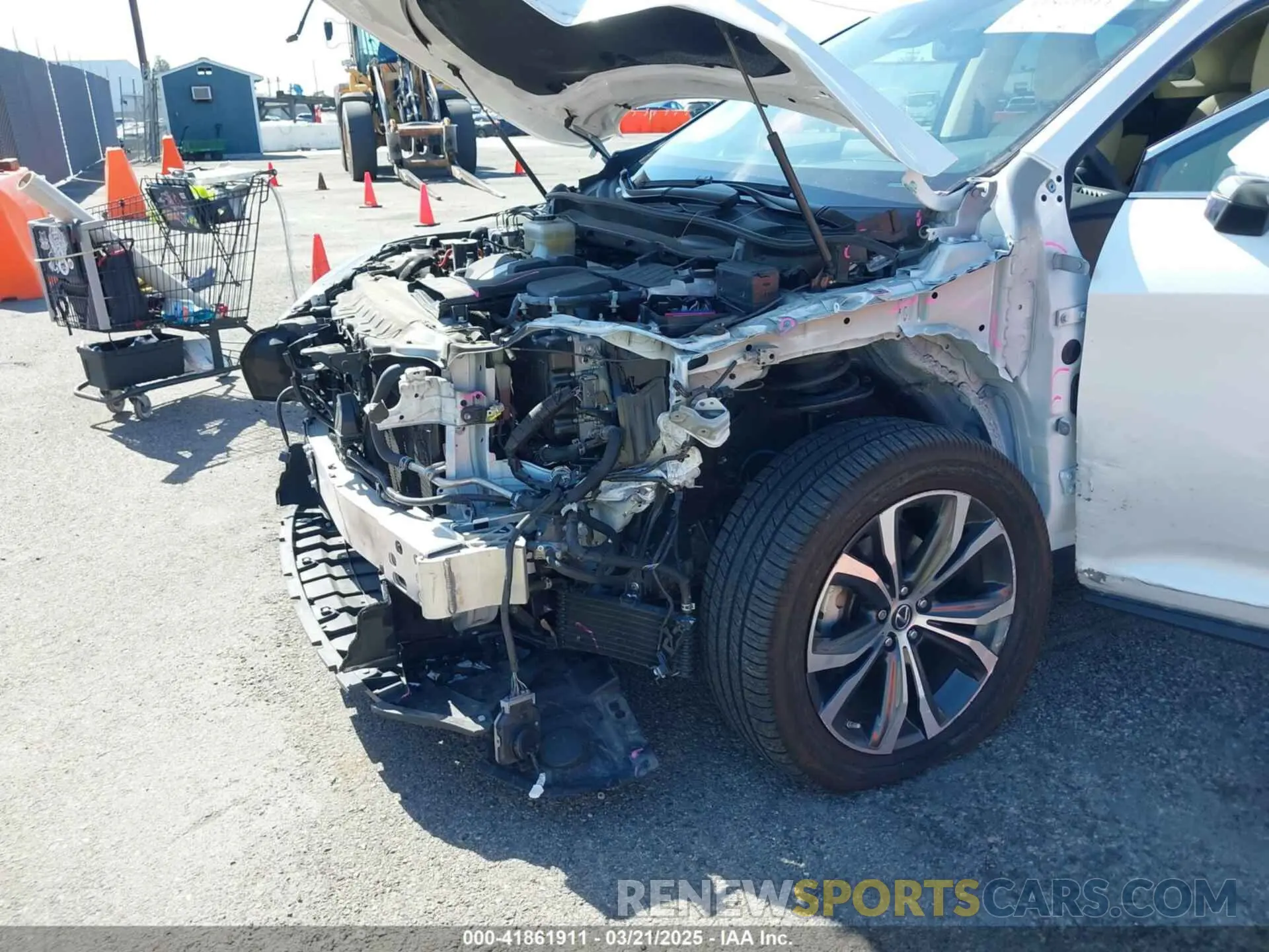 6 Photograph of a damaged car 2T2HGMDAXMC059802 LEXUS RX 450H 2021