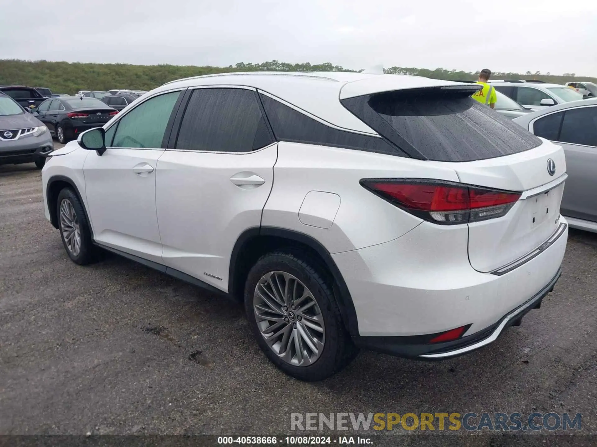 3 Photograph of a damaged car 2T2JGMDA8MC071755 LEXUS RX 450H 2021