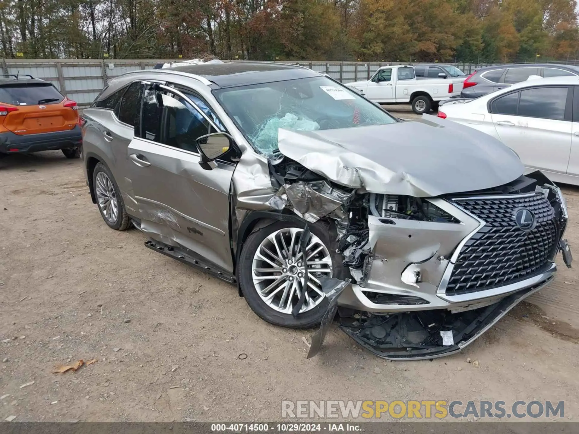 1 Photograph of a damaged car 2T2JGMDA9MC059159 LEXUS RX 450H 2021