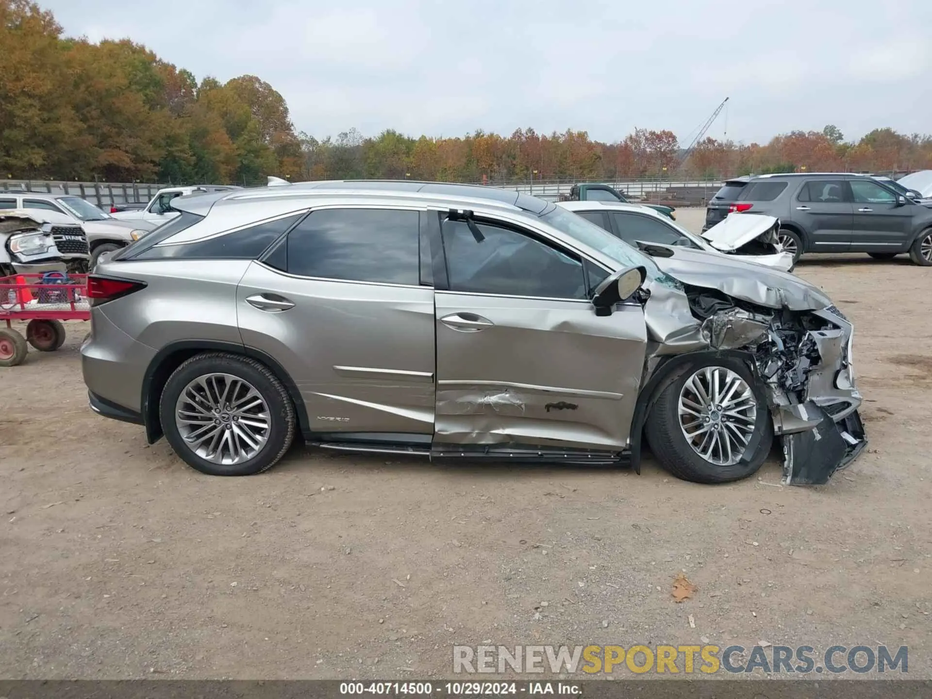 13 Photograph of a damaged car 2T2JGMDA9MC059159 LEXUS RX 450H 2021