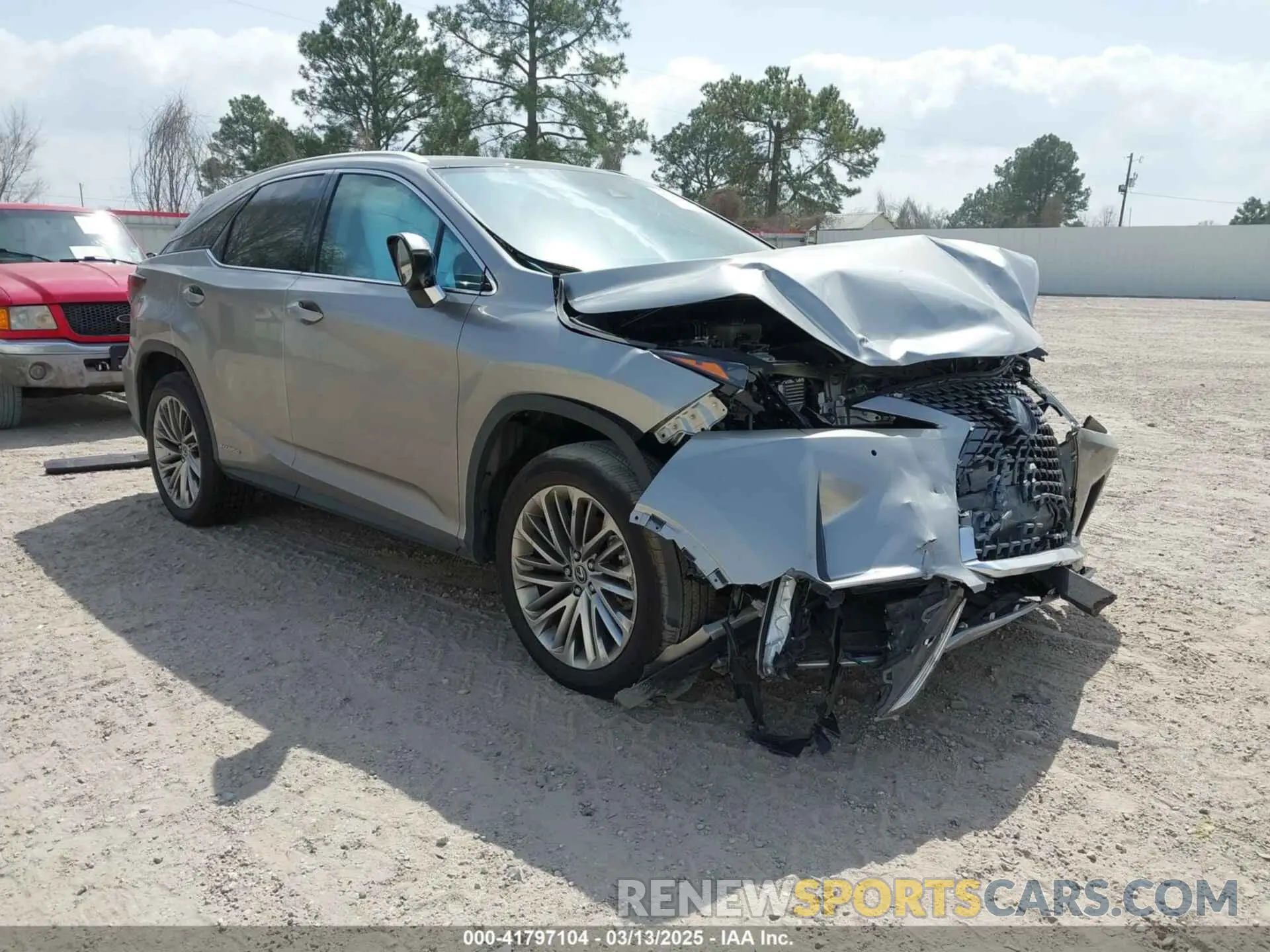 1 Photograph of a damaged car 2T2JGMDA9MC061963 LEXUS RX 450H 2021