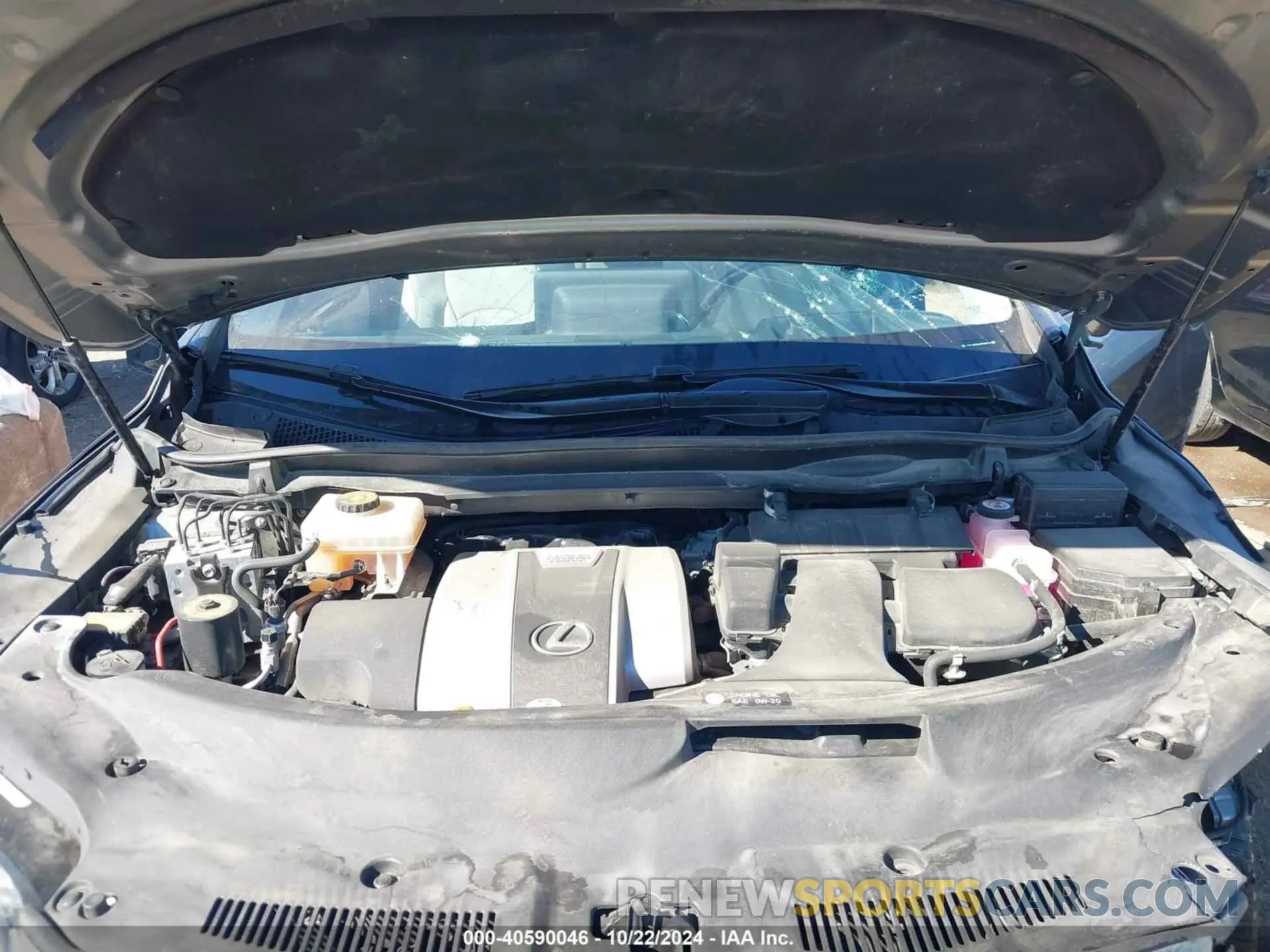 10 Photograph of a damaged car 2T2JGMDAXMC066394 LEXUS RX 450H 2021