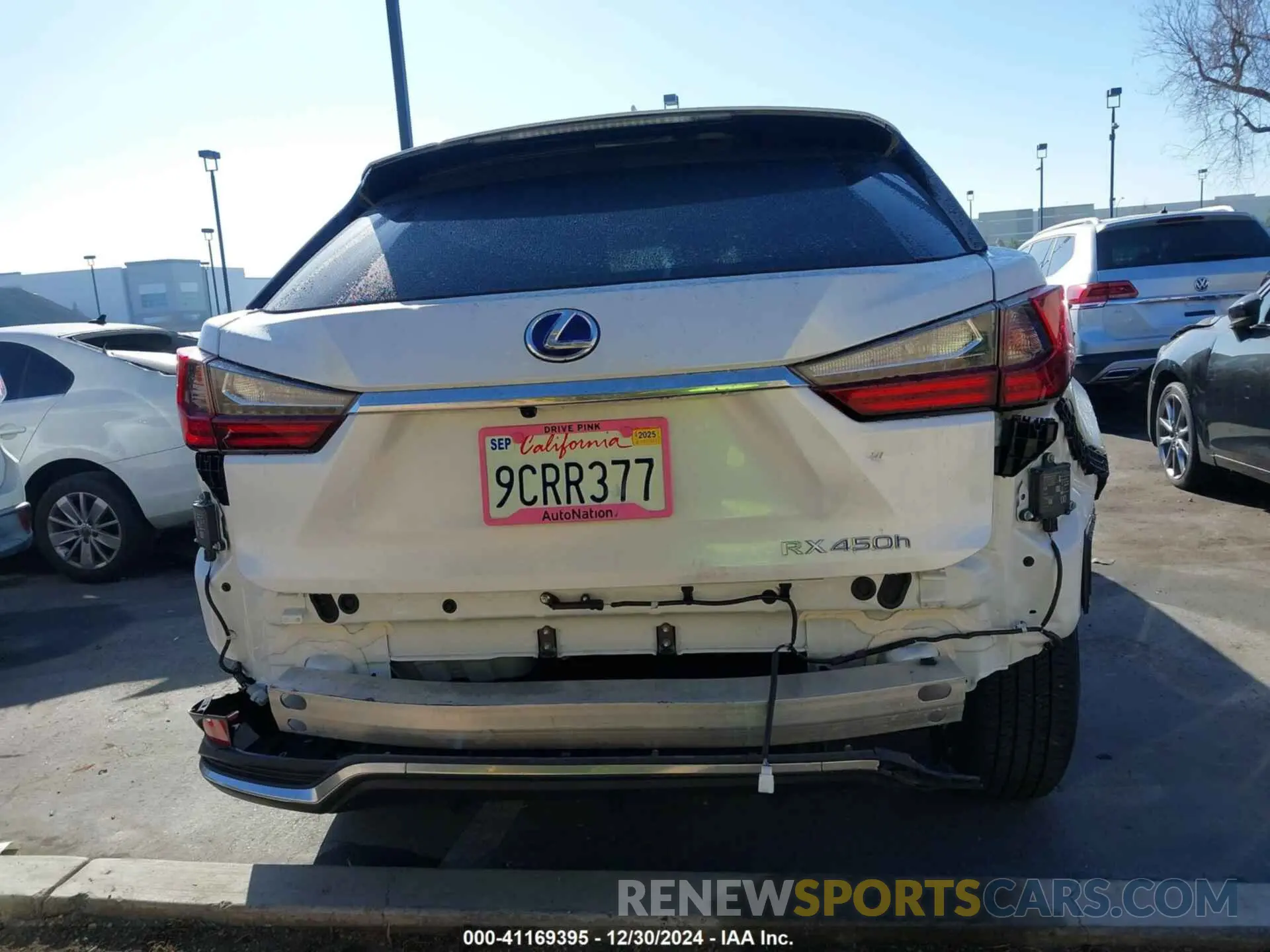 16 Photograph of a damaged car 2T2HGMDA5NC090764 LEXUS RX 450H 2022