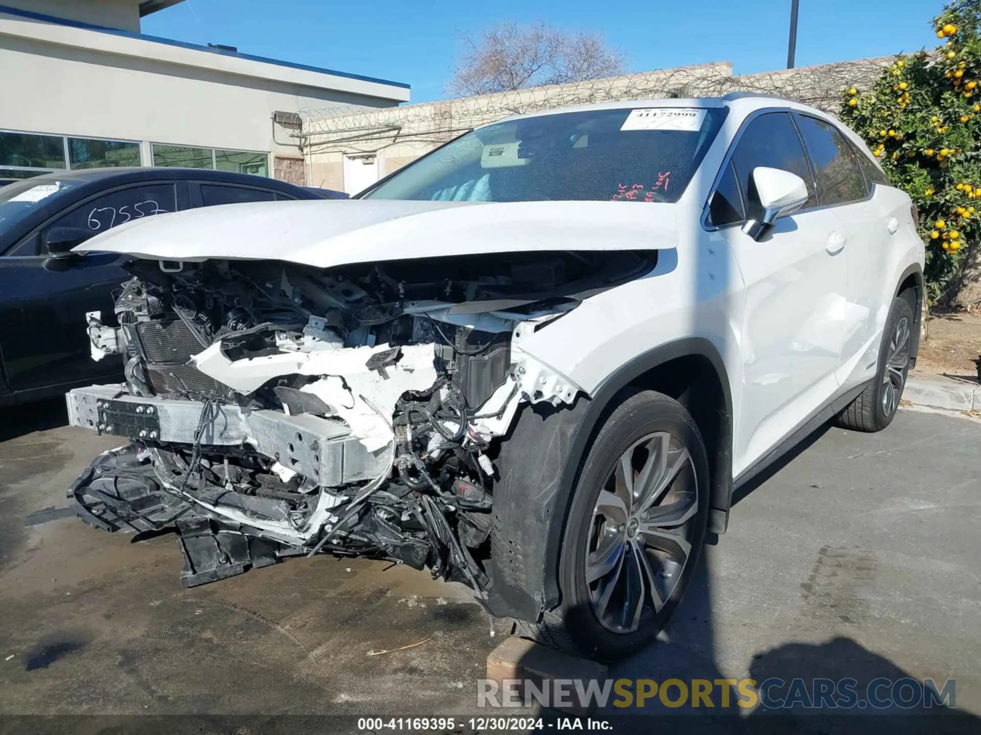 2 Photograph of a damaged car 2T2HGMDA5NC090764 LEXUS RX 450H 2022
