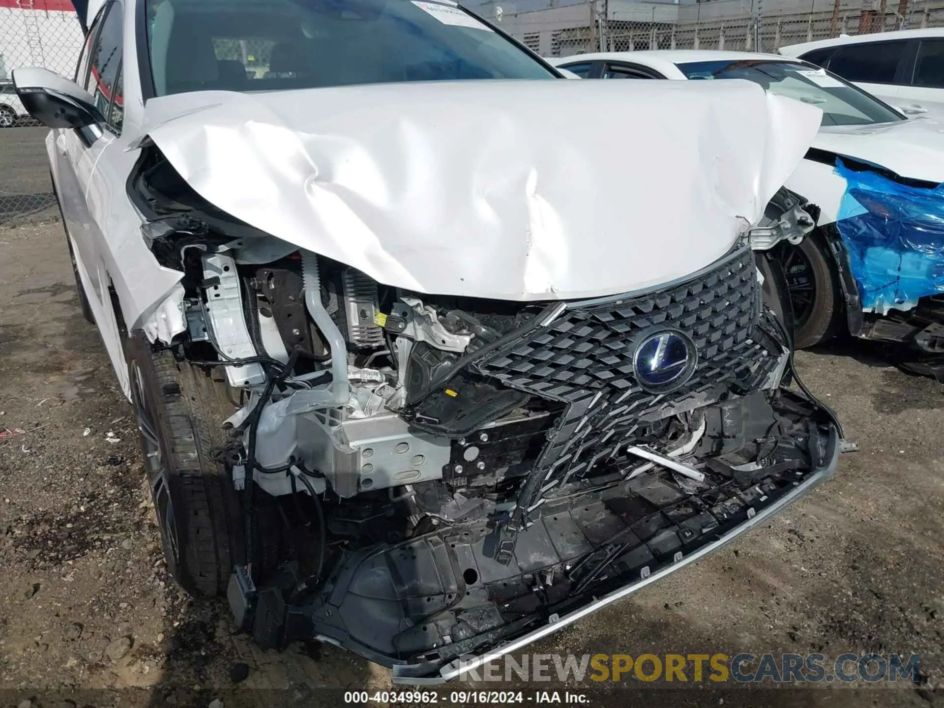 6 Photograph of a damaged car 2T2HGMDA7NC093178 LEXUS RX 450H 2022