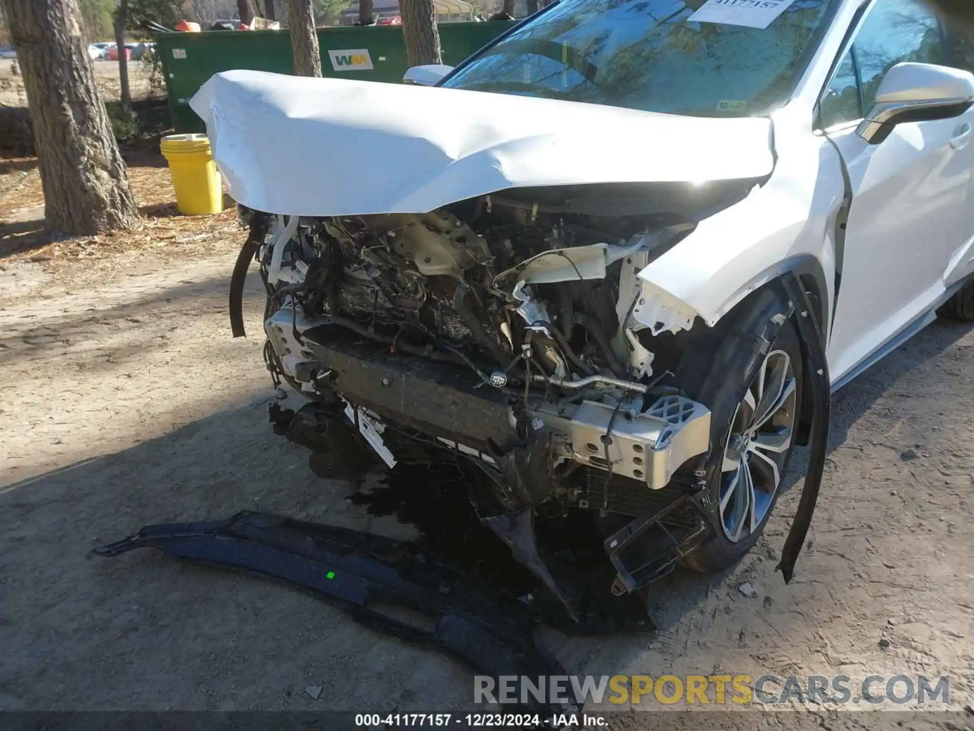 6 Photograph of a damaged car 2T2HGMDA8NC074414 LEXUS RX 450H 2022