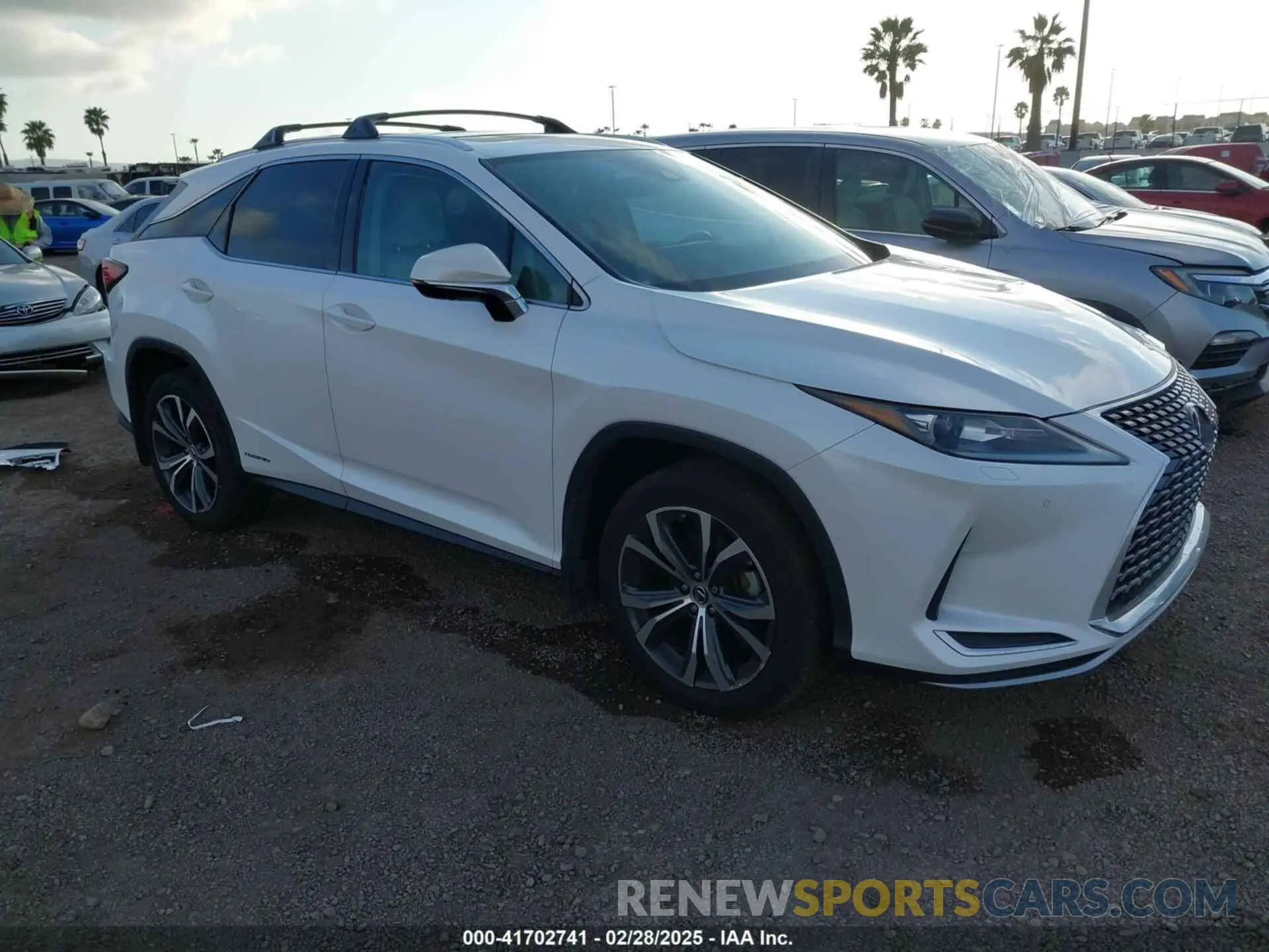 1 Photograph of a damaged car 2T2HGMDA9NC081341 LEXUS RX 450H 2022