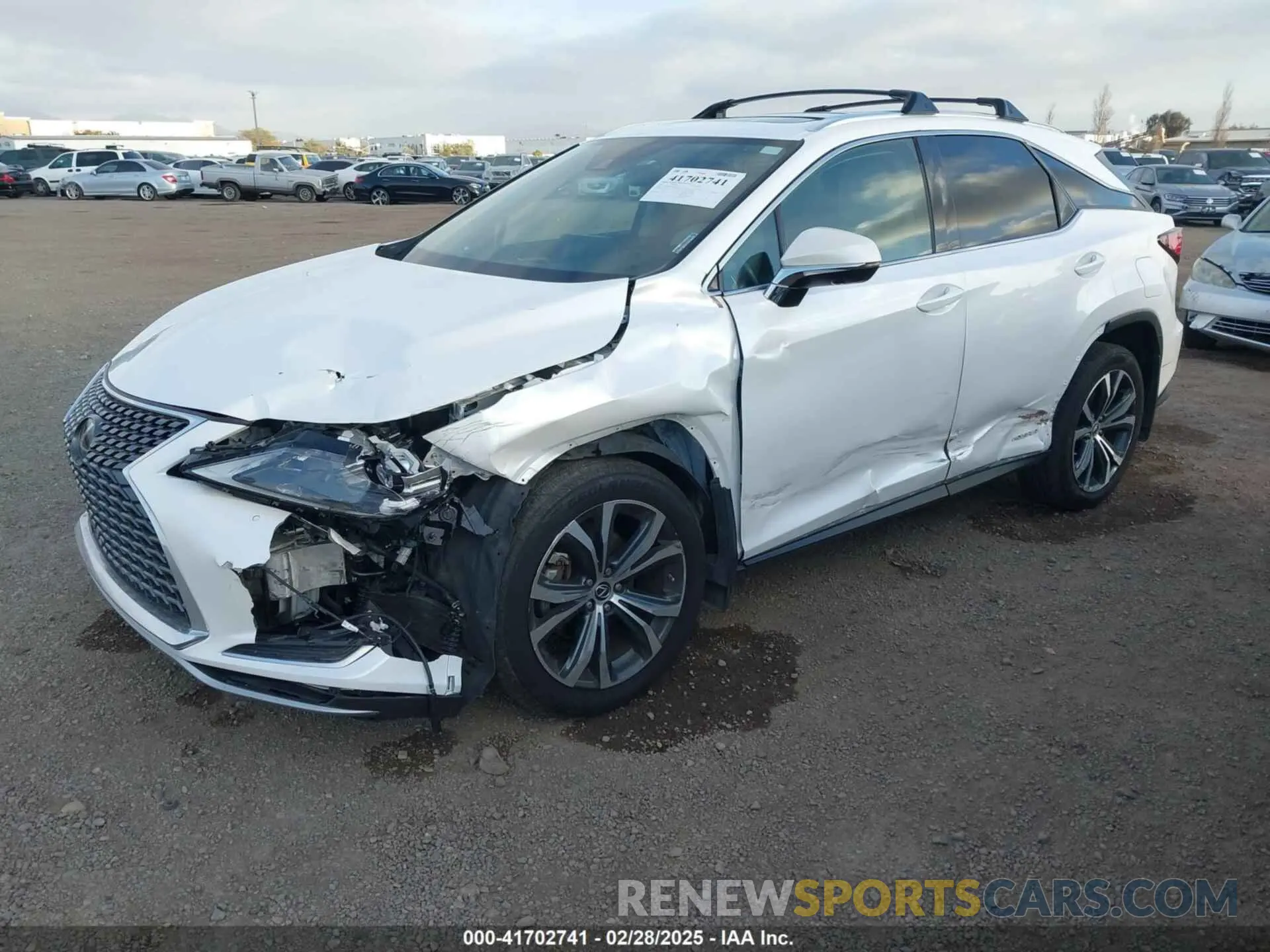 2 Photograph of a damaged car 2T2HGMDA9NC081341 LEXUS RX 450H 2022