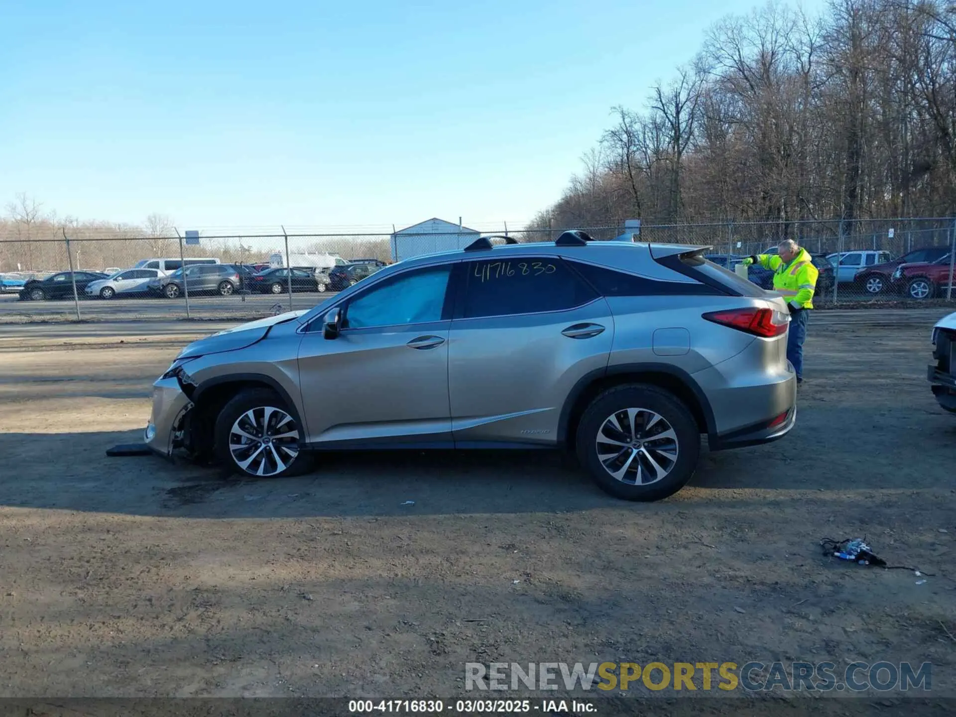 14 Photograph of a damaged car 2T2HGMDA9NC085132 LEXUS RX 450H 2022