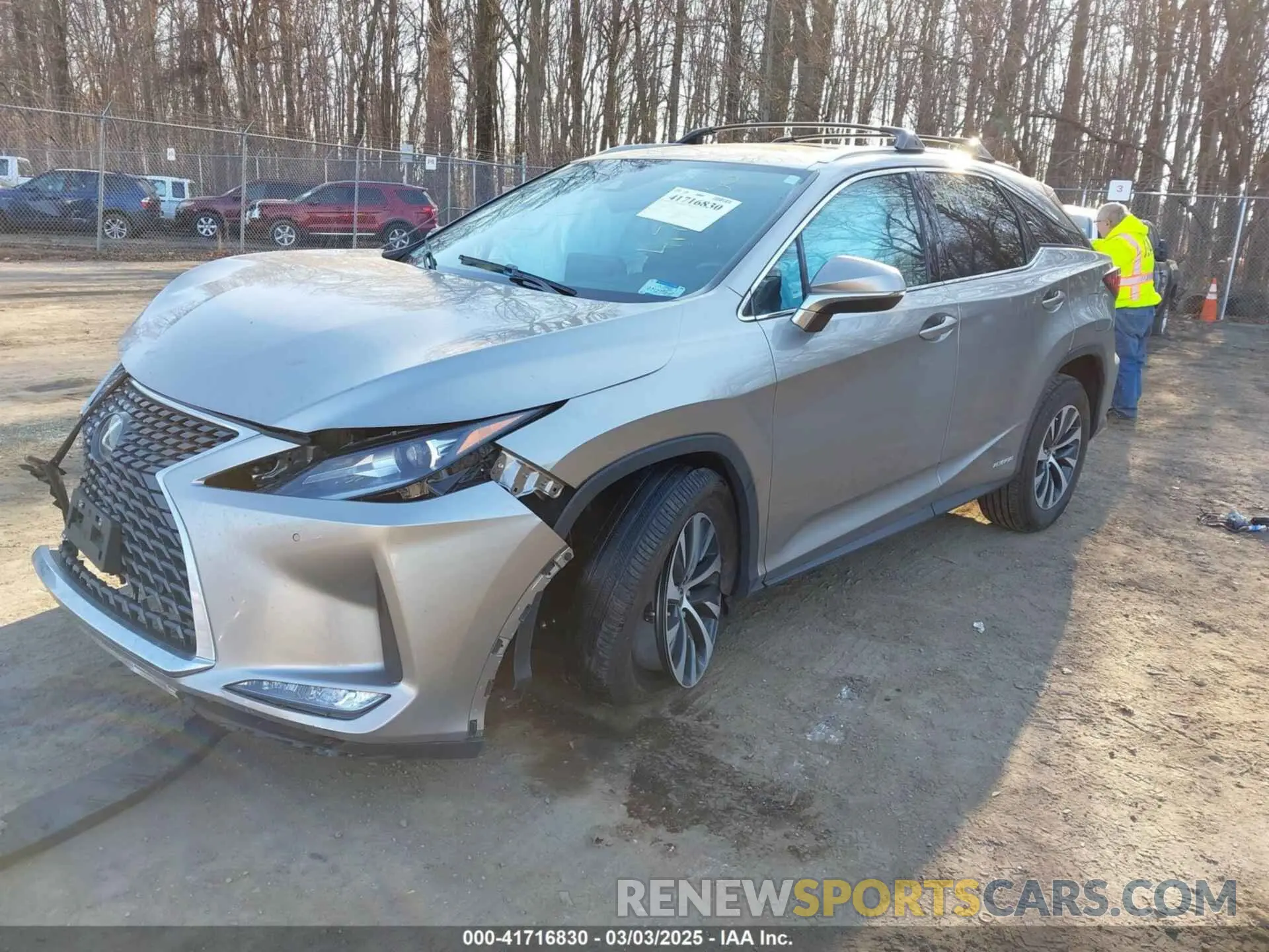 2 Photograph of a damaged car 2T2HGMDA9NC085132 LEXUS RX 450H 2022