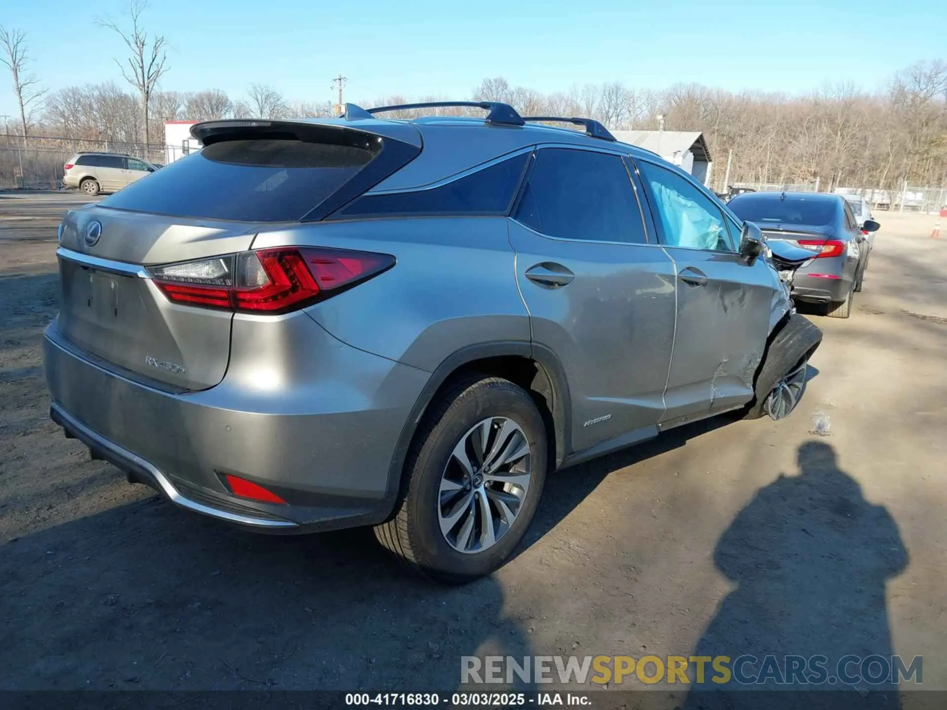 4 Photograph of a damaged car 2T2HGMDA9NC085132 LEXUS RX 450H 2022
