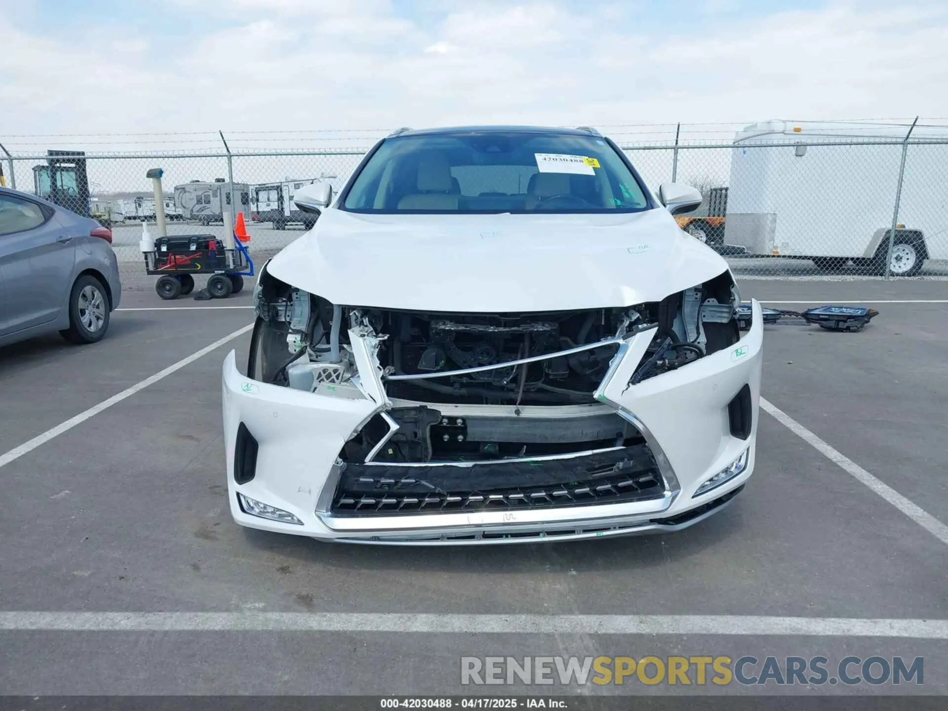 6 Photograph of a damaged car 2T2JGMDA1NC076975 LEXUS RX 450H 2022