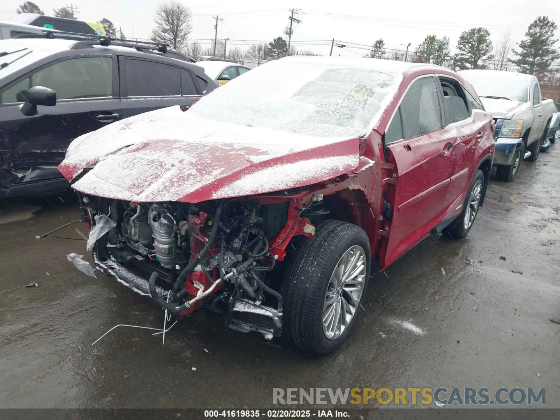 2 Photograph of a damaged car 2T2JGMDA2NC078878 LEXUS RX 450H 2022