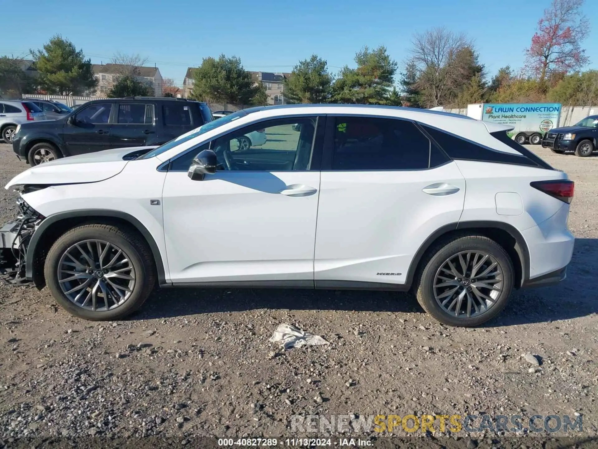 14 Photograph of a damaged car 2T2YGMDA4NC092781 LEXUS RX 450H 2022