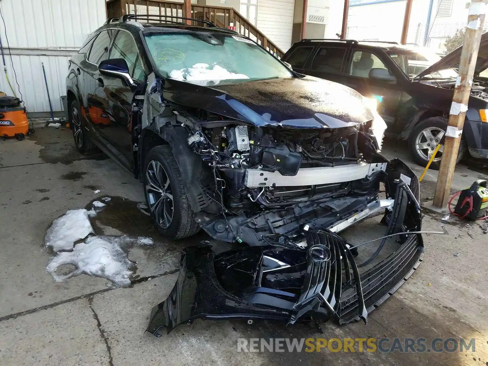 1 Photograph of a damaged car 2T2BGMCA4KC037217 LEXUS RX 450H BA 2019