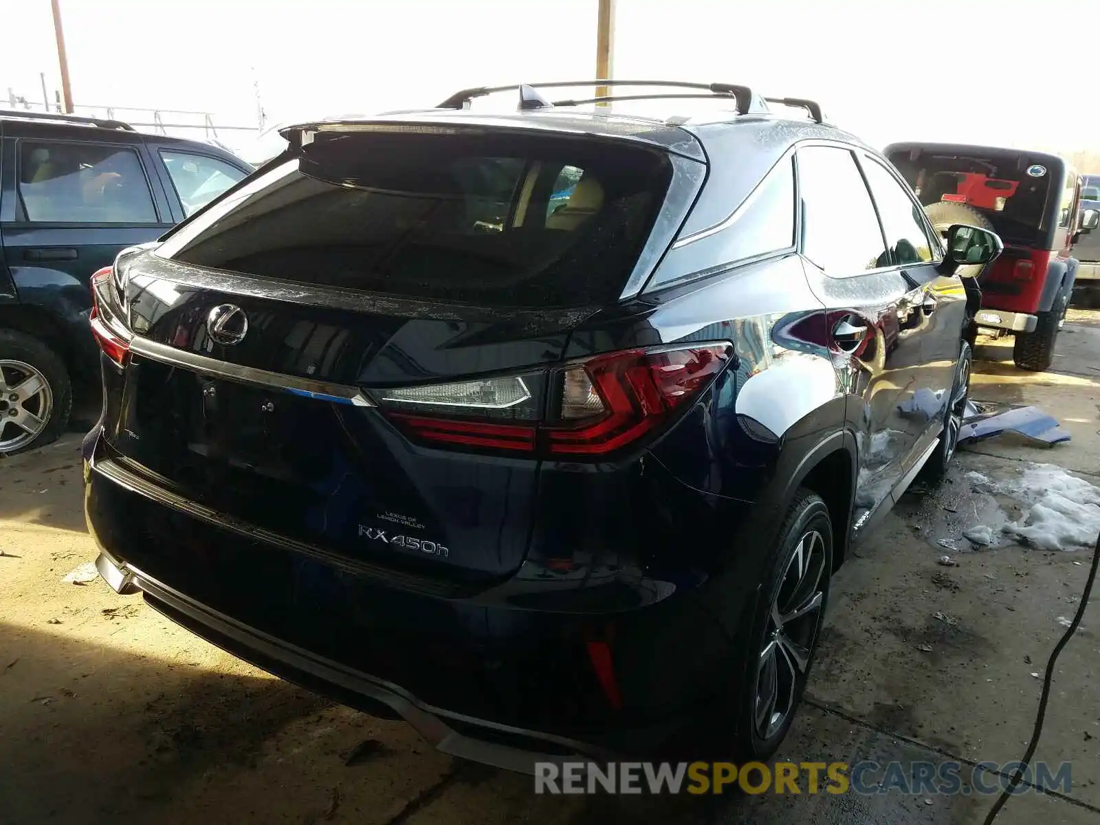 4 Photograph of a damaged car 2T2BGMCA4KC037217 LEXUS RX 450H BA 2019