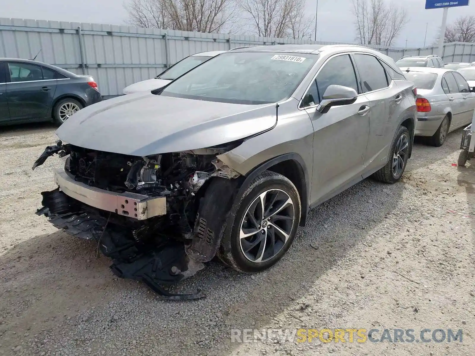 2 Photograph of a damaged car 2T2BGMCA9KC032126 LEXUS RX 450H BA 2019