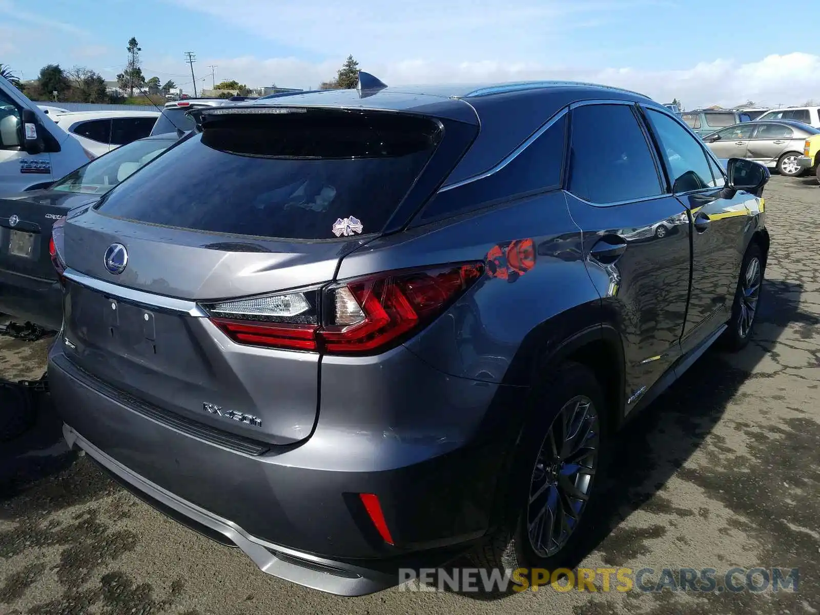 4 Photograph of a damaged car 2T2BGMCAXKC032510 LEXUS RX 450H BA 2019