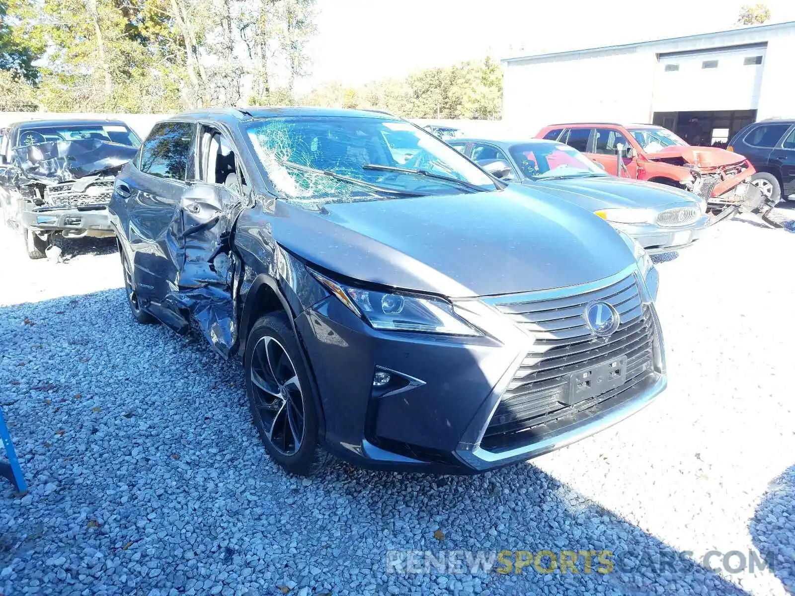 1 Photograph of a damaged car 2T2BGMCAXKC037111 LEXUS RX 450H BA 2019