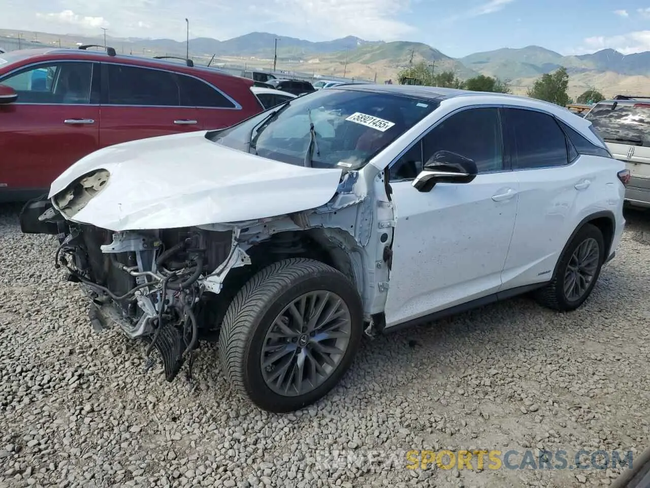 1 Photograph of a damaged car 2T2YGMDA1LC043924 LEXUS RX 450H F 2020