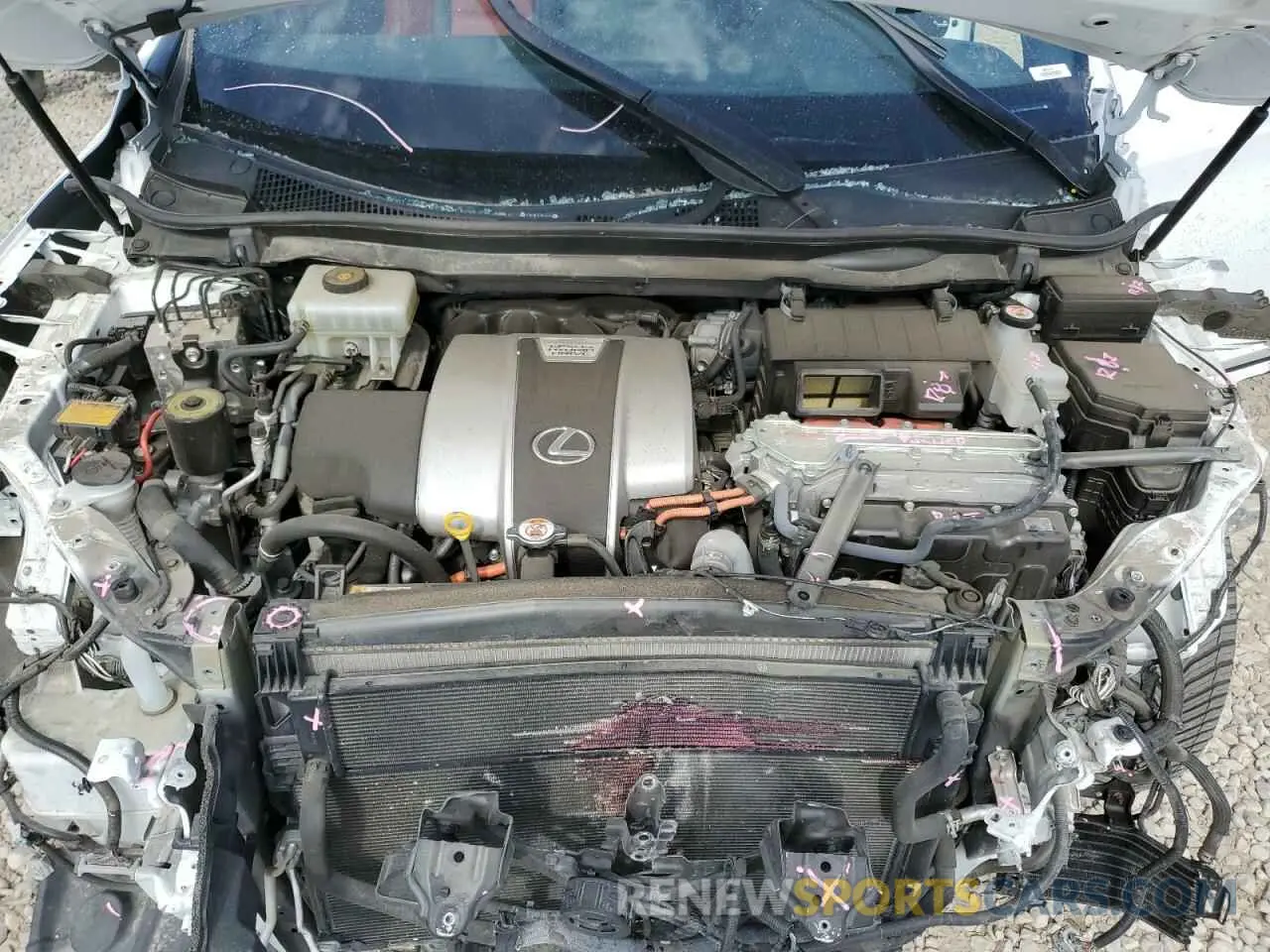 12 Photograph of a damaged car 2T2YGMDA1LC043924 LEXUS RX 450H F 2020