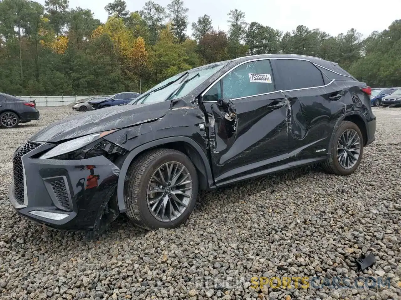 1 Photograph of a damaged car 2T2YGMDA4LC052360 LEXUS RX 450H F 2020