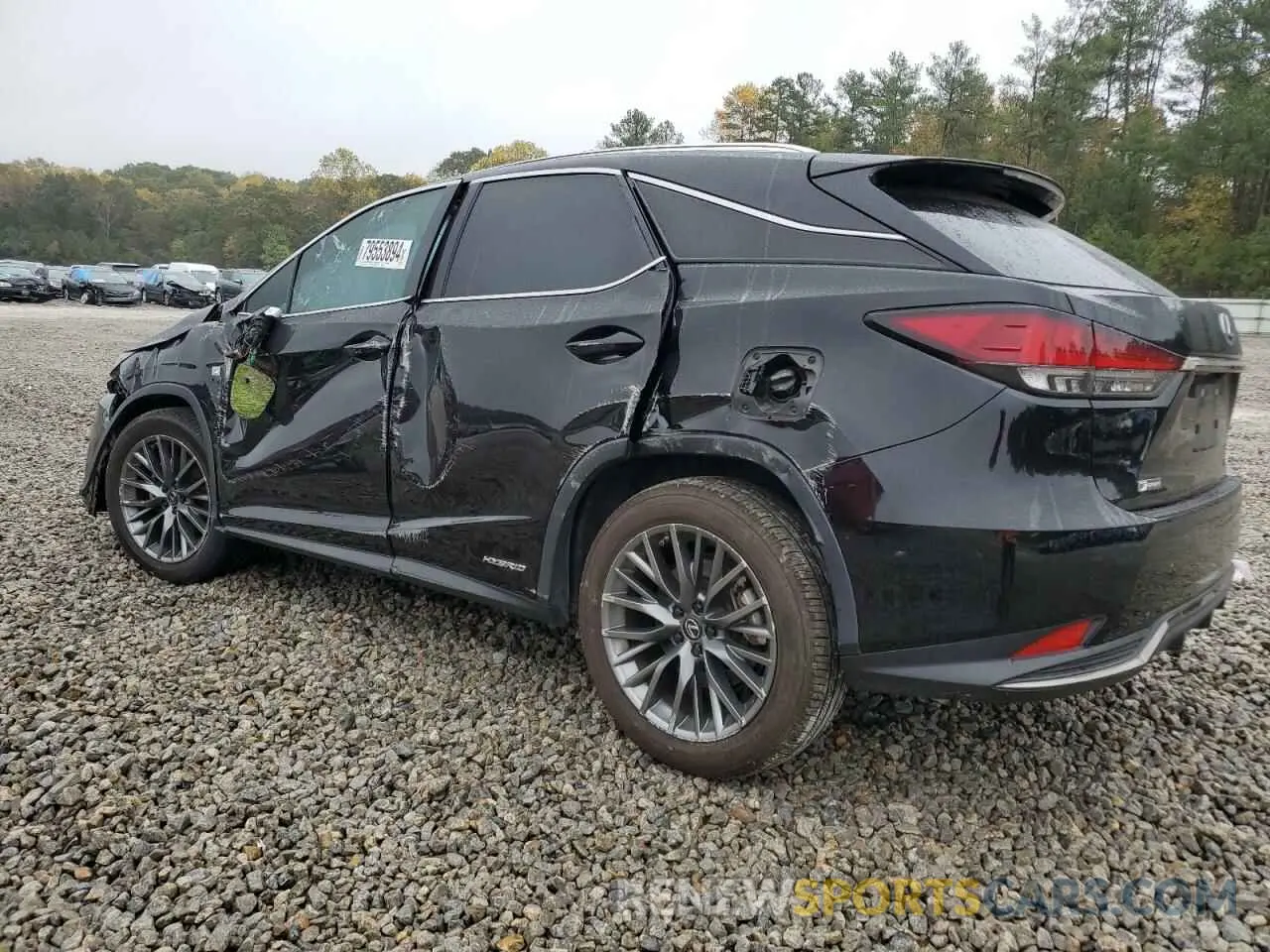 2 Photograph of a damaged car 2T2YGMDA4LC052360 LEXUS RX 450H F 2020