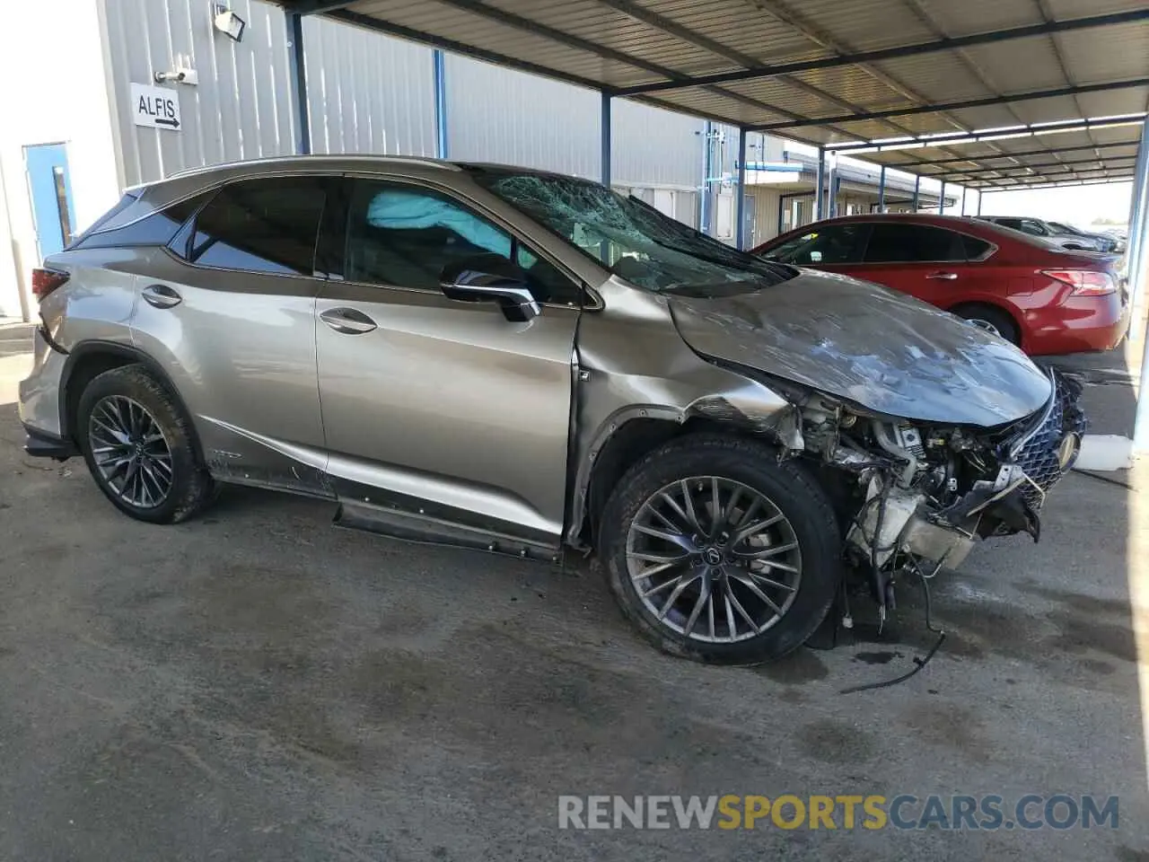 4 Photograph of a damaged car 2T2YGMDA4MC071198 LEXUS RX 450H F 2021