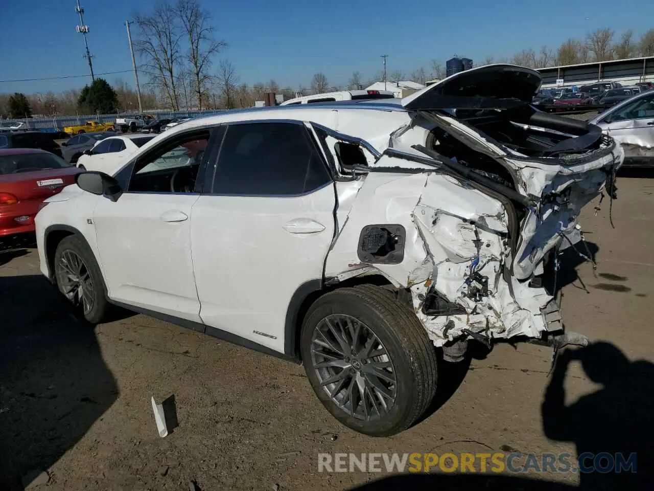 2 Photograph of a damaged car 2T2YGMDA5MC067970 LEXUS RX 450H F 2021