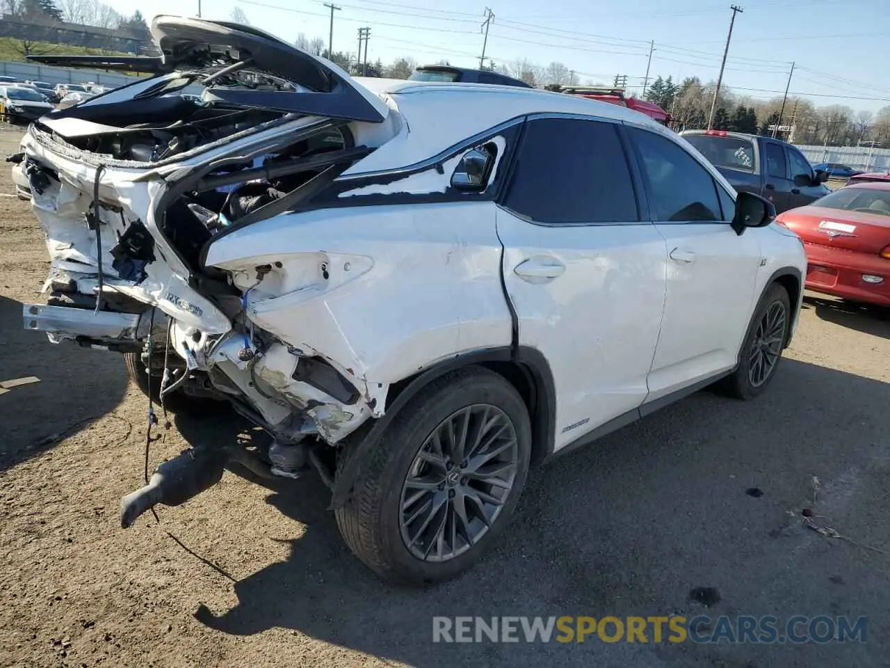 3 Photograph of a damaged car 2T2YGMDA5MC067970 LEXUS RX 450H F 2021