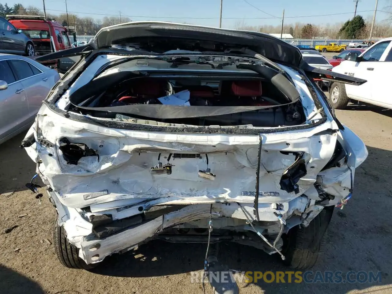 6 Photograph of a damaged car 2T2YGMDA5MC067970 LEXUS RX 450H F 2021