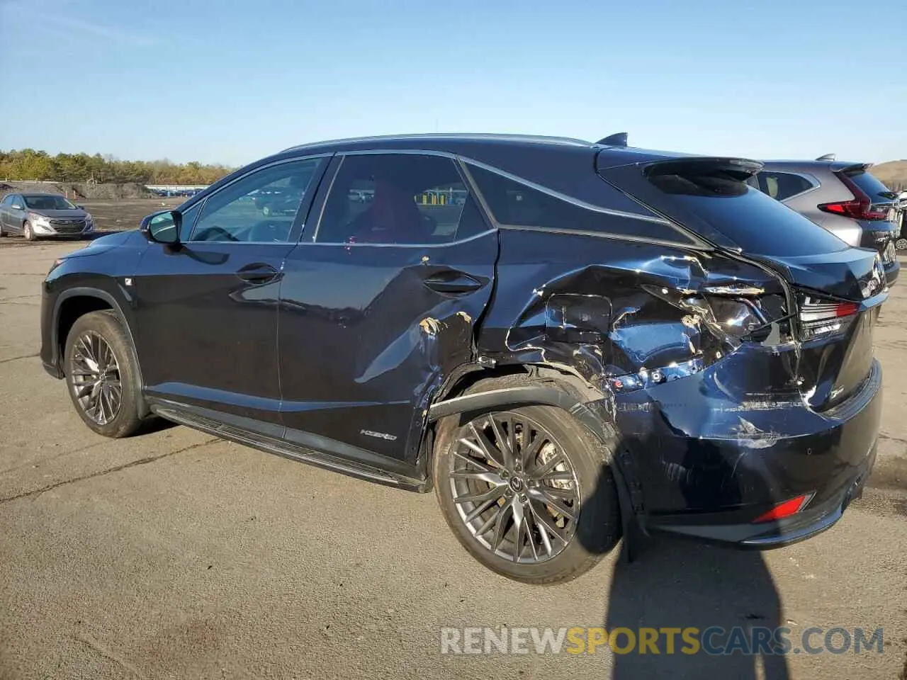 2 Photograph of a damaged car 2T2YGMDA9MC065638 LEXUS RX 450H F 2021