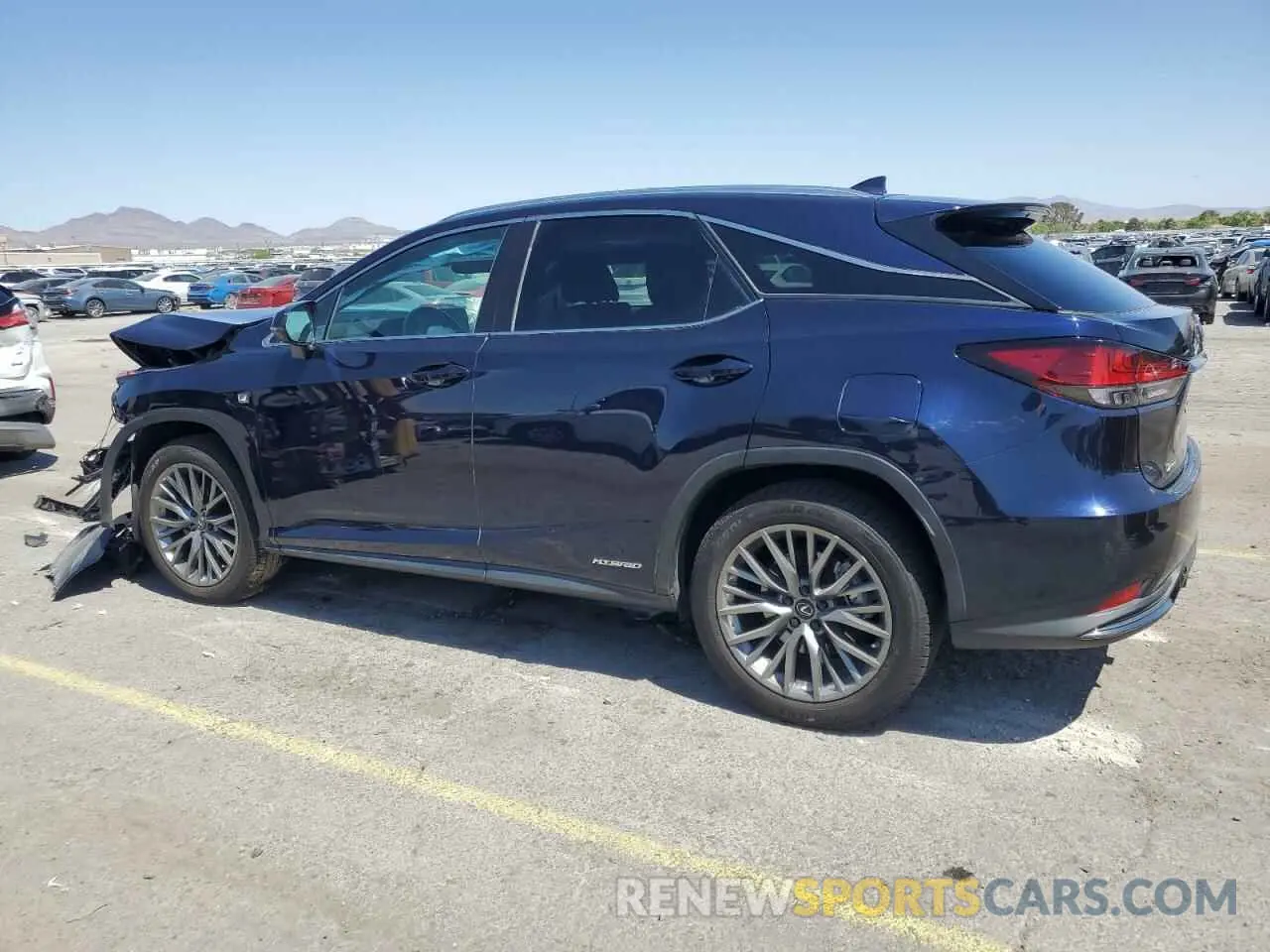 2 Photograph of a damaged car 2T2YGMDAXMC061050 LEXUS RX 450H F 2021