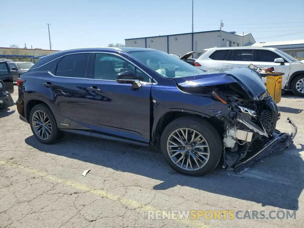 4 Photograph of a damaged car 2T2YGMDAXMC061050 LEXUS RX 450H F 2021
