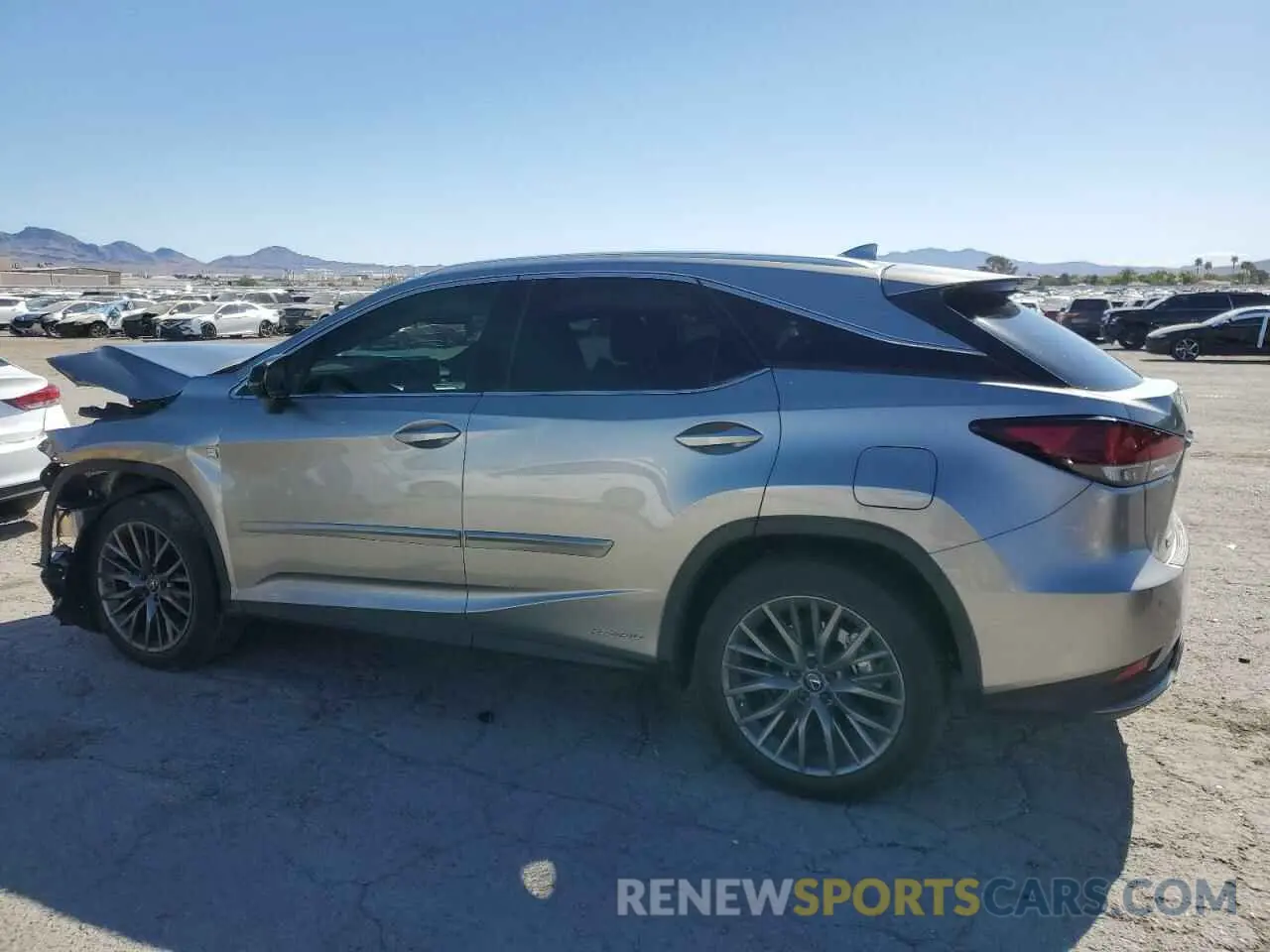 2 Photograph of a damaged car 2T2YGMDA7NC088479 LEXUS RX 450H F 2022