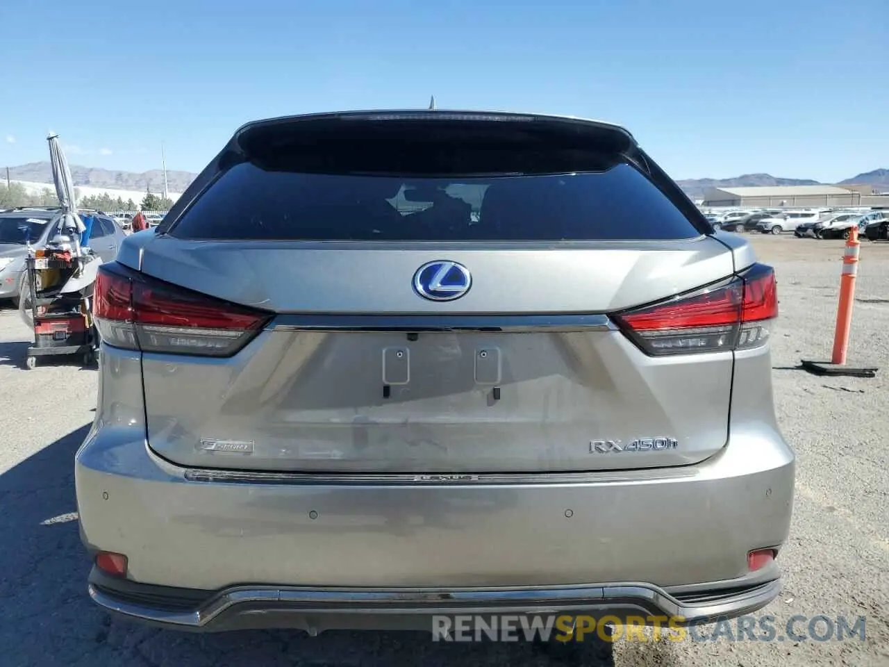 6 Photograph of a damaged car 2T2YGMDA7NC088479 LEXUS RX 450H F 2022