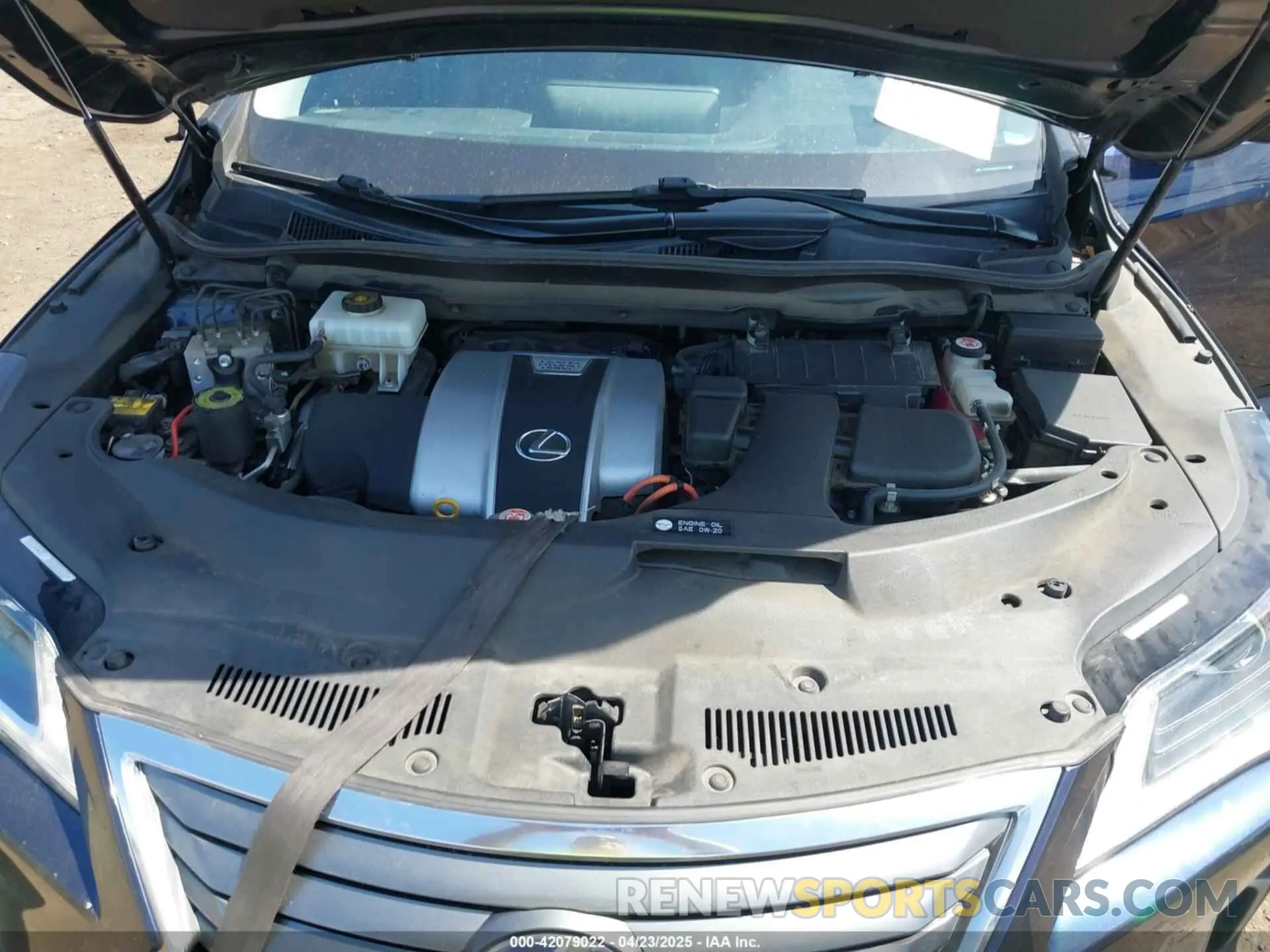 10 Photograph of a damaged car JTJDGKCA4K2006465 LEXUS RX 450HL 2019