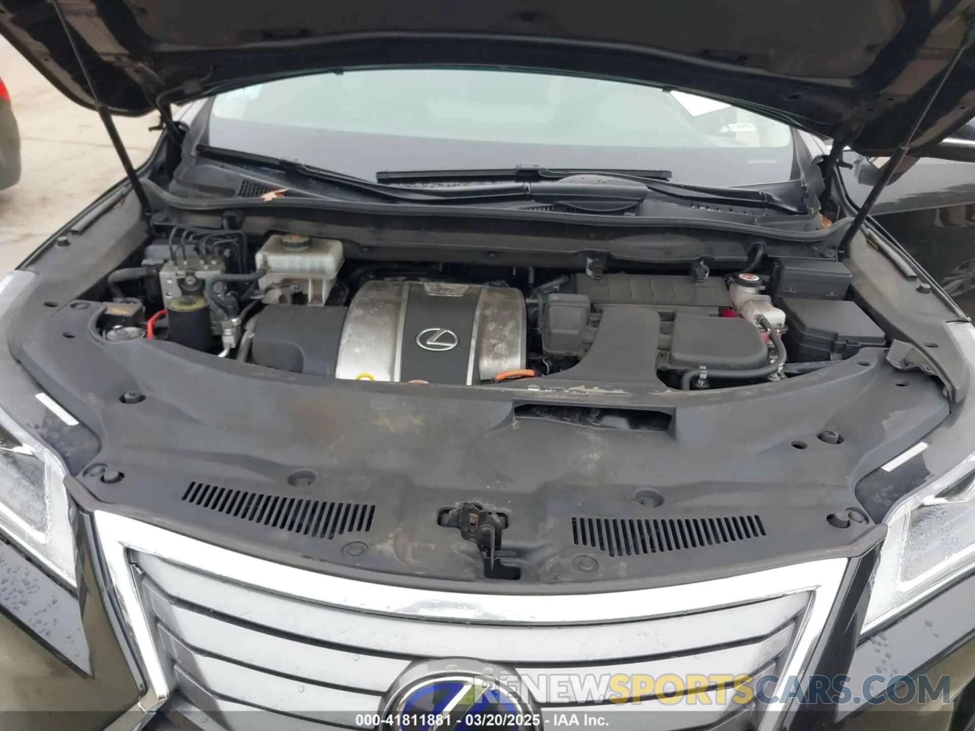 10 Photograph of a damaged car JTJDGKCAXK2008737 LEXUS RX 450HL 2019