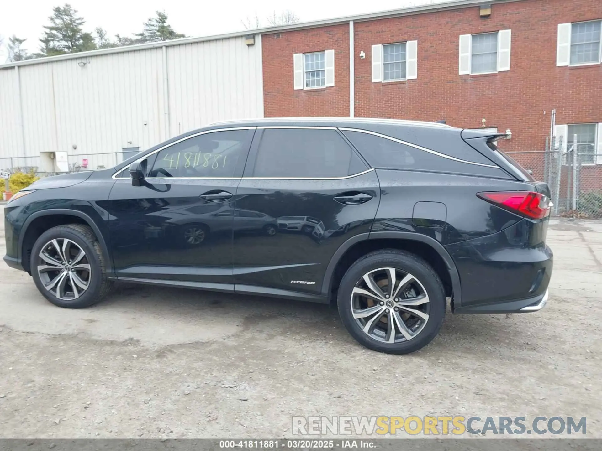 14 Photograph of a damaged car JTJDGKCAXK2008737 LEXUS RX 450HL 2019