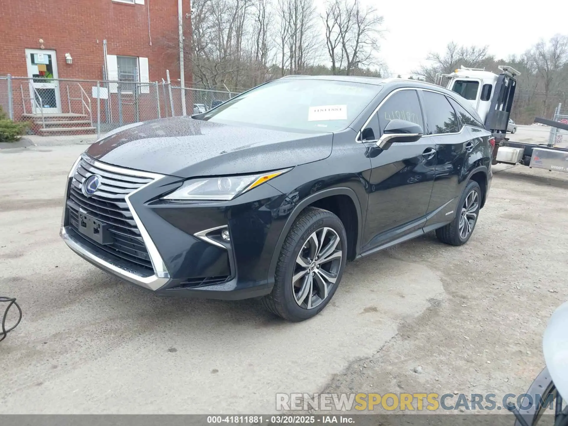 2 Photograph of a damaged car JTJDGKCAXK2008737 LEXUS RX 450HL 2019