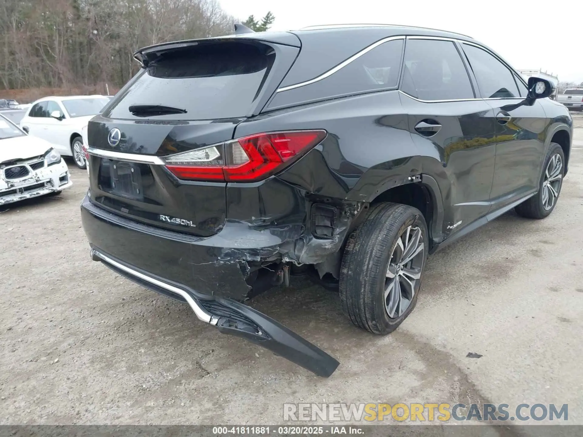 6 Photograph of a damaged car JTJDGKCAXK2008737 LEXUS RX 450HL 2019
