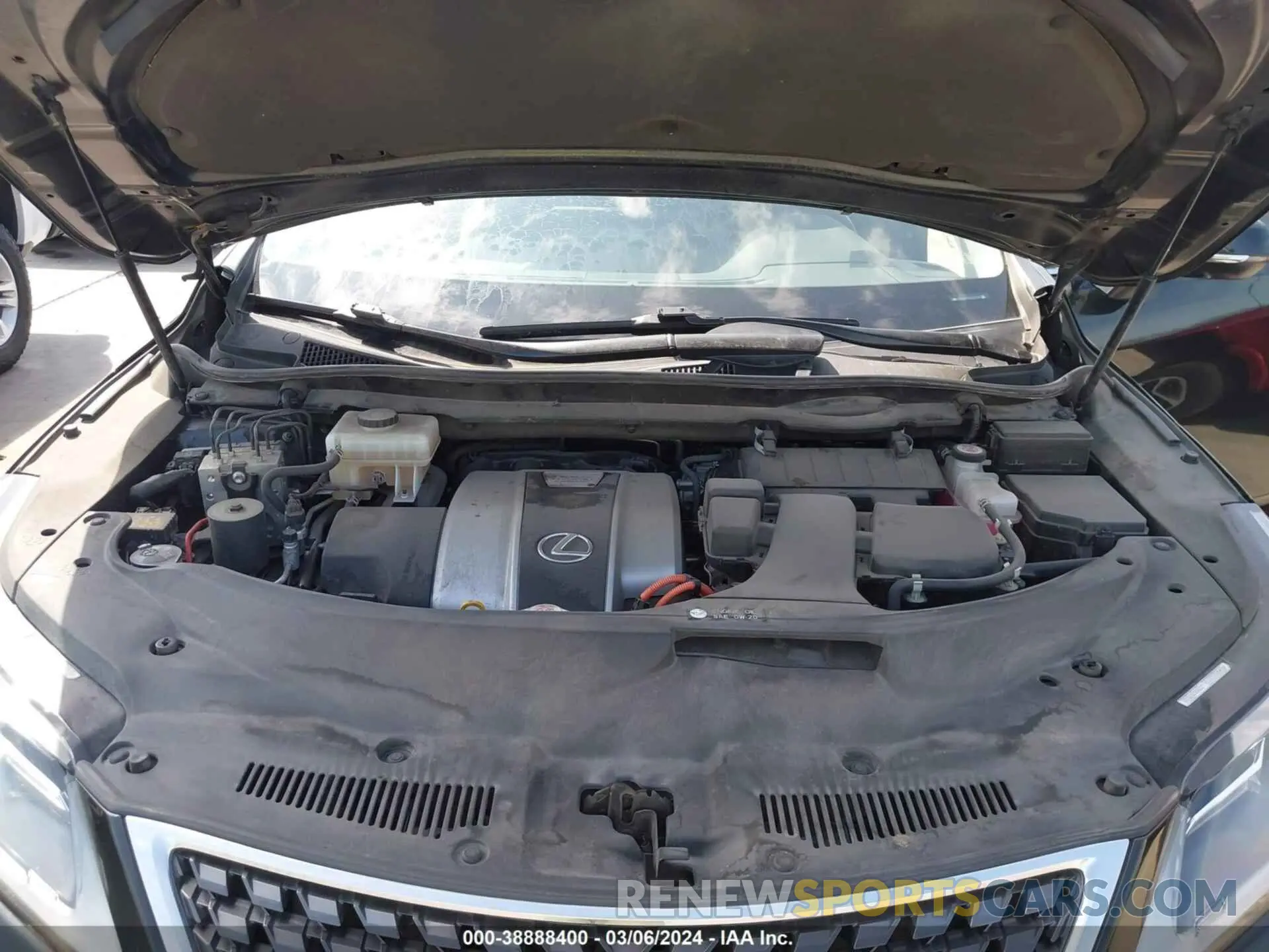 10 Photograph of a damaged car JTJHGKFA1L2015560 LEXUS RX 450HL 2020