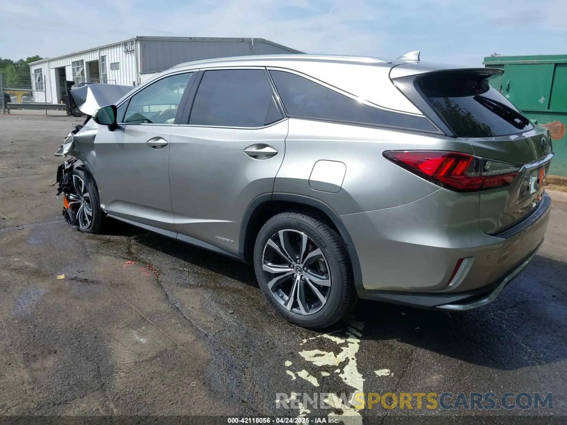 3 Photograph of a damaged car JTJHGKFA2M2016489 LEXUS RX 450HL 2021
