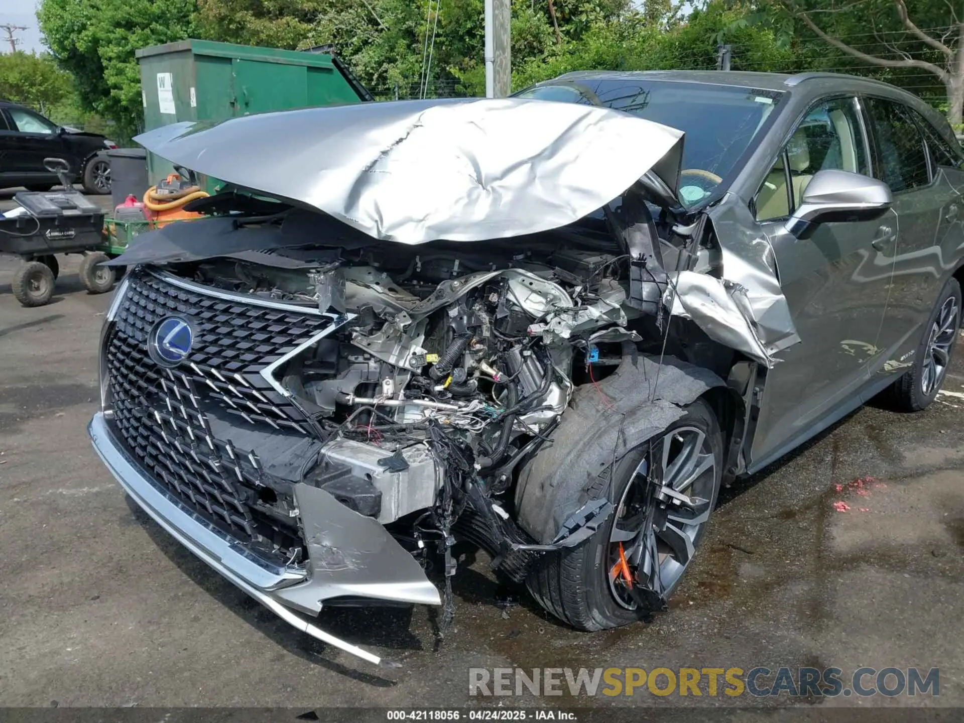 6 Photograph of a damaged car JTJHGKFA2M2016489 LEXUS RX 450HL 2021