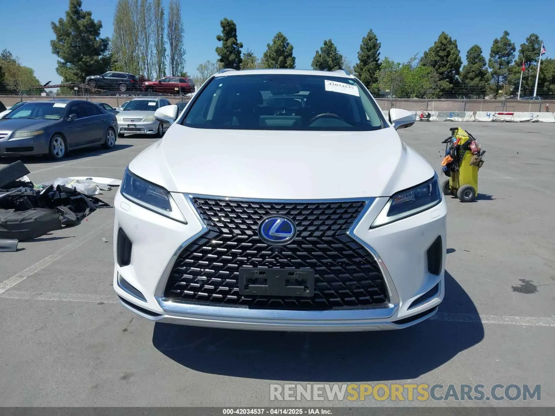 13 Photograph of a damaged car JTJHGKFA5M2018172 LEXUS RX 450HL 2021