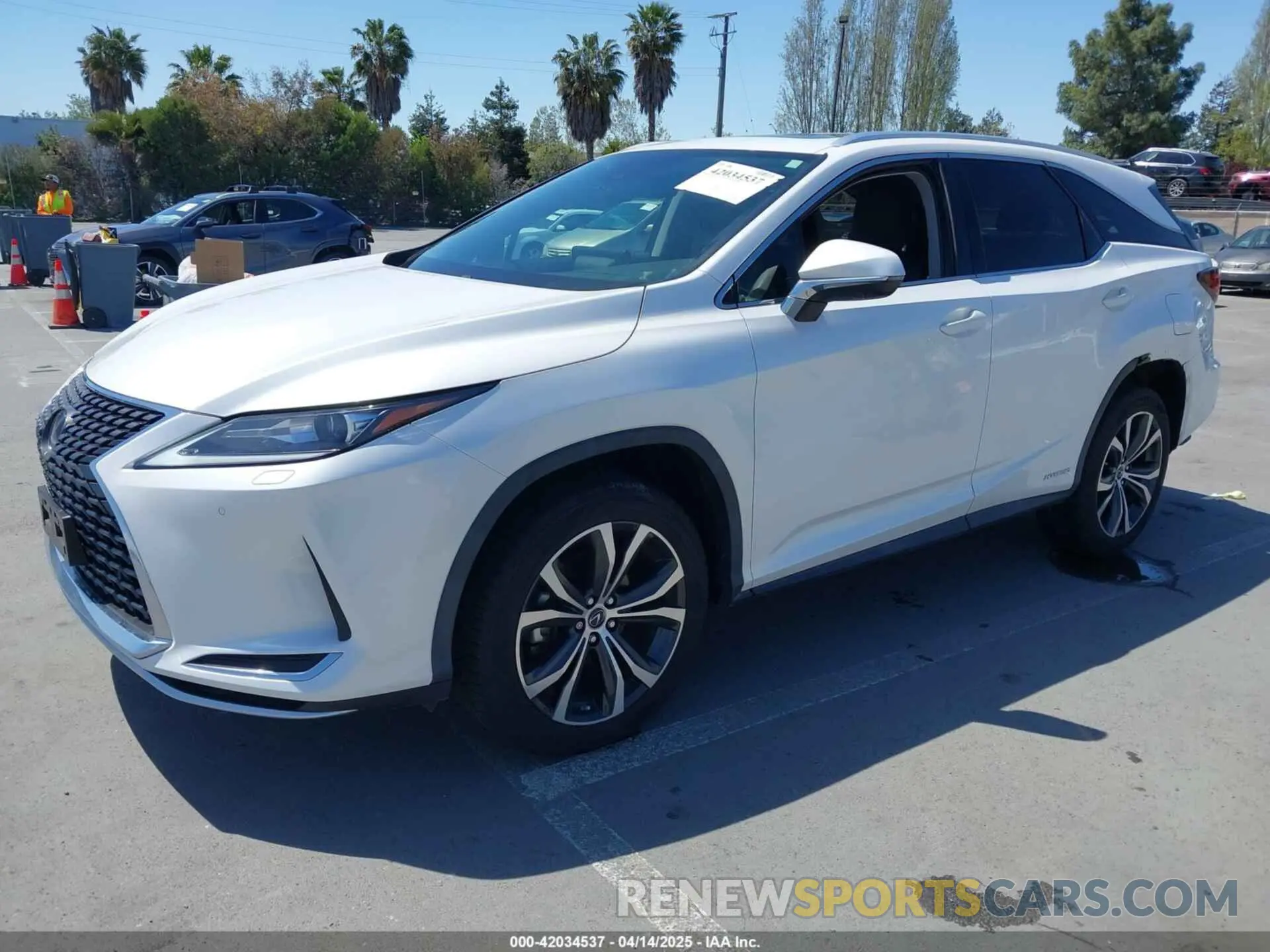 2 Photograph of a damaged car JTJHGKFA5M2018172 LEXUS RX 450HL 2021