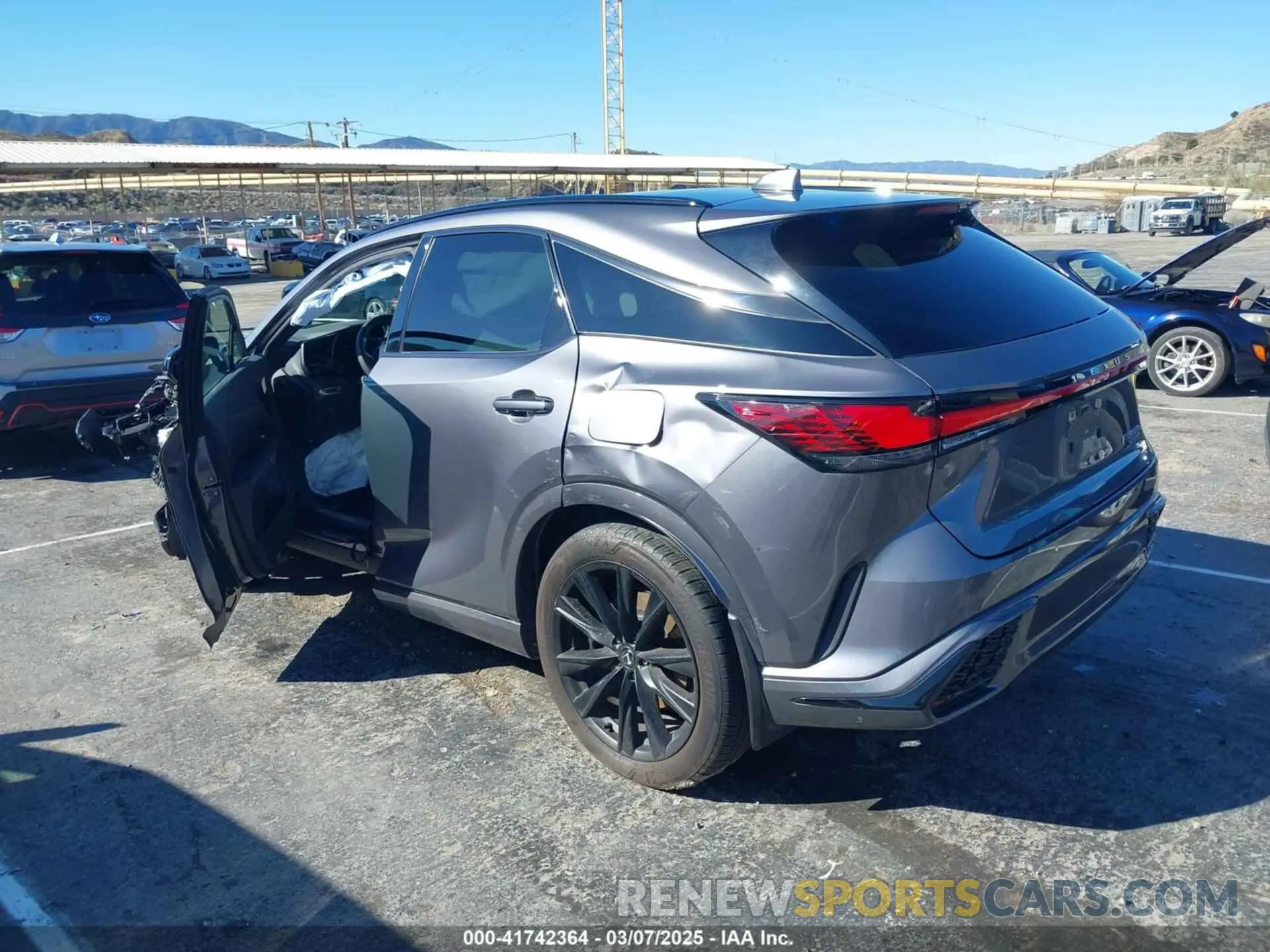 3 Photograph of a damaged car 2T2BCMEA7PC007404 LEXUS RX 500H 2023